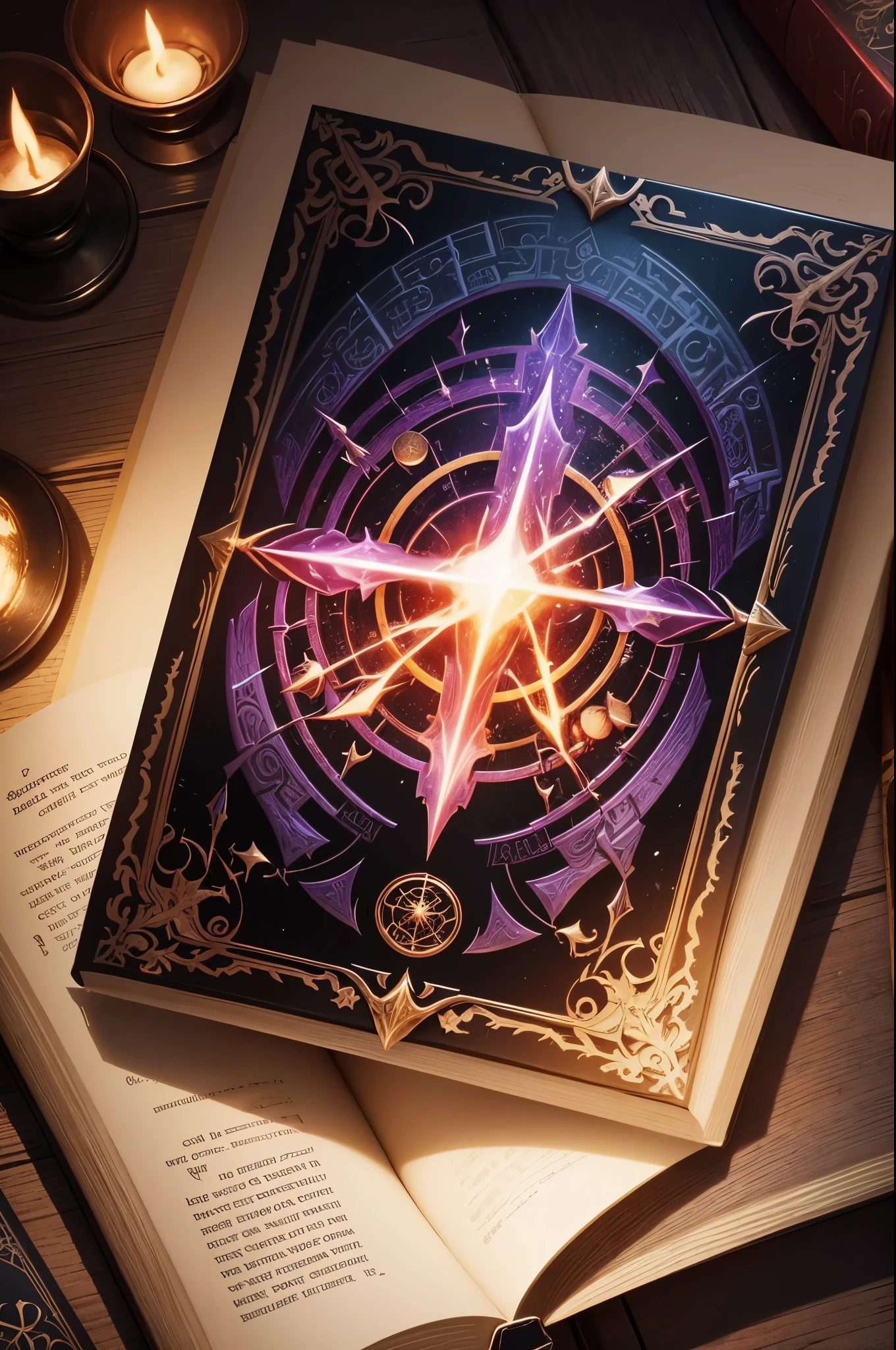 a close up of a book of magic with a design on it, magic book, fantasy book illustration, fantasy book, fantasy book cover, spell book, floating spellbook, fantasy rpg book illustration, grimoire, old artbook, lost grimoire, fantasy game spell symbol, fantasy art behance, highly detailed fantasy art, 8k hd wallpaperjpeg artifact