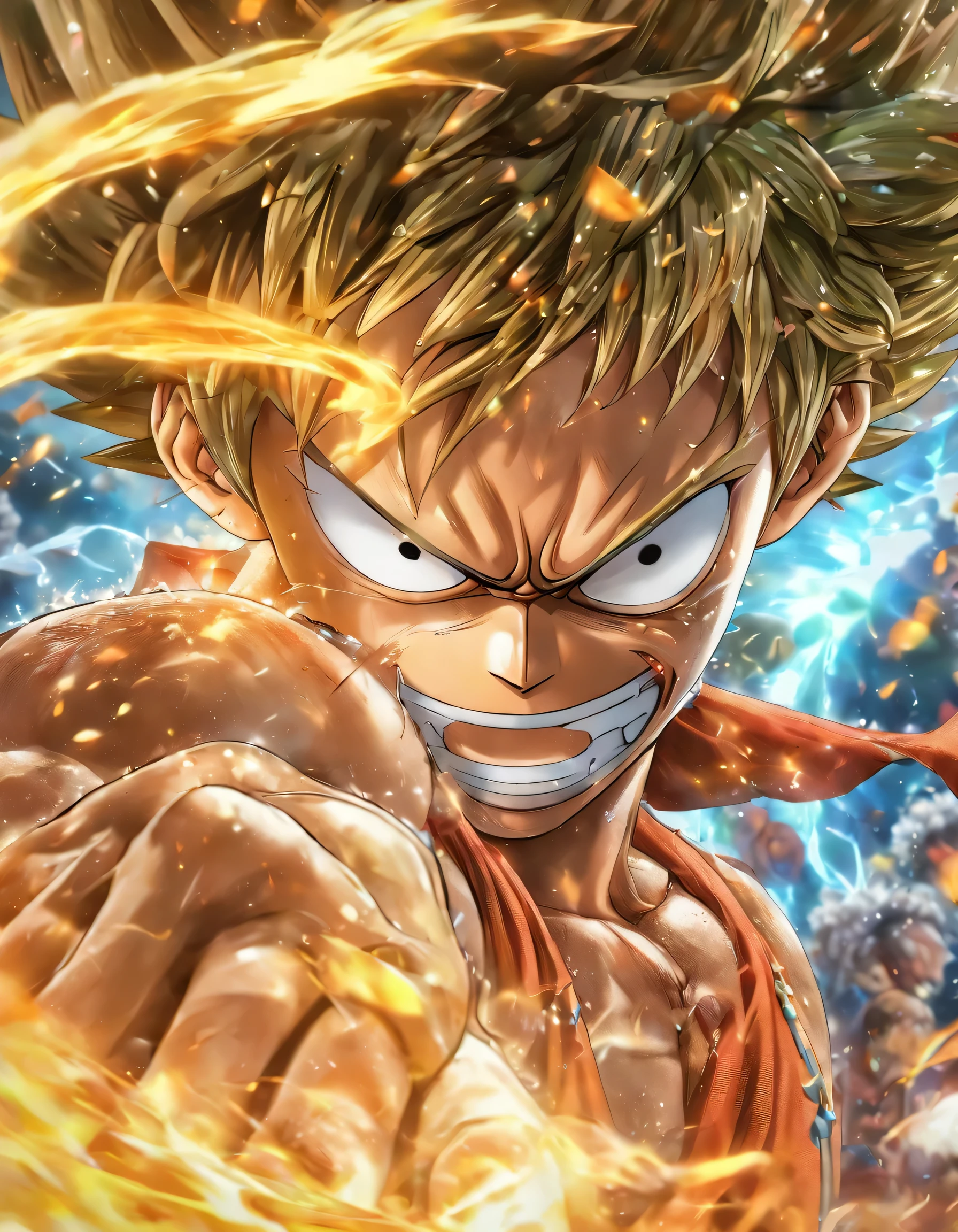 Lay down, Punch hard, metahuman muscles, Night raids, Invincible Master, tough person, League of Legends, excellent, epic, ..3D, harddisk, 8k, harddiskR, anime reality, detailed anime, anime style, super detailed, high detail. Final details.luffy 