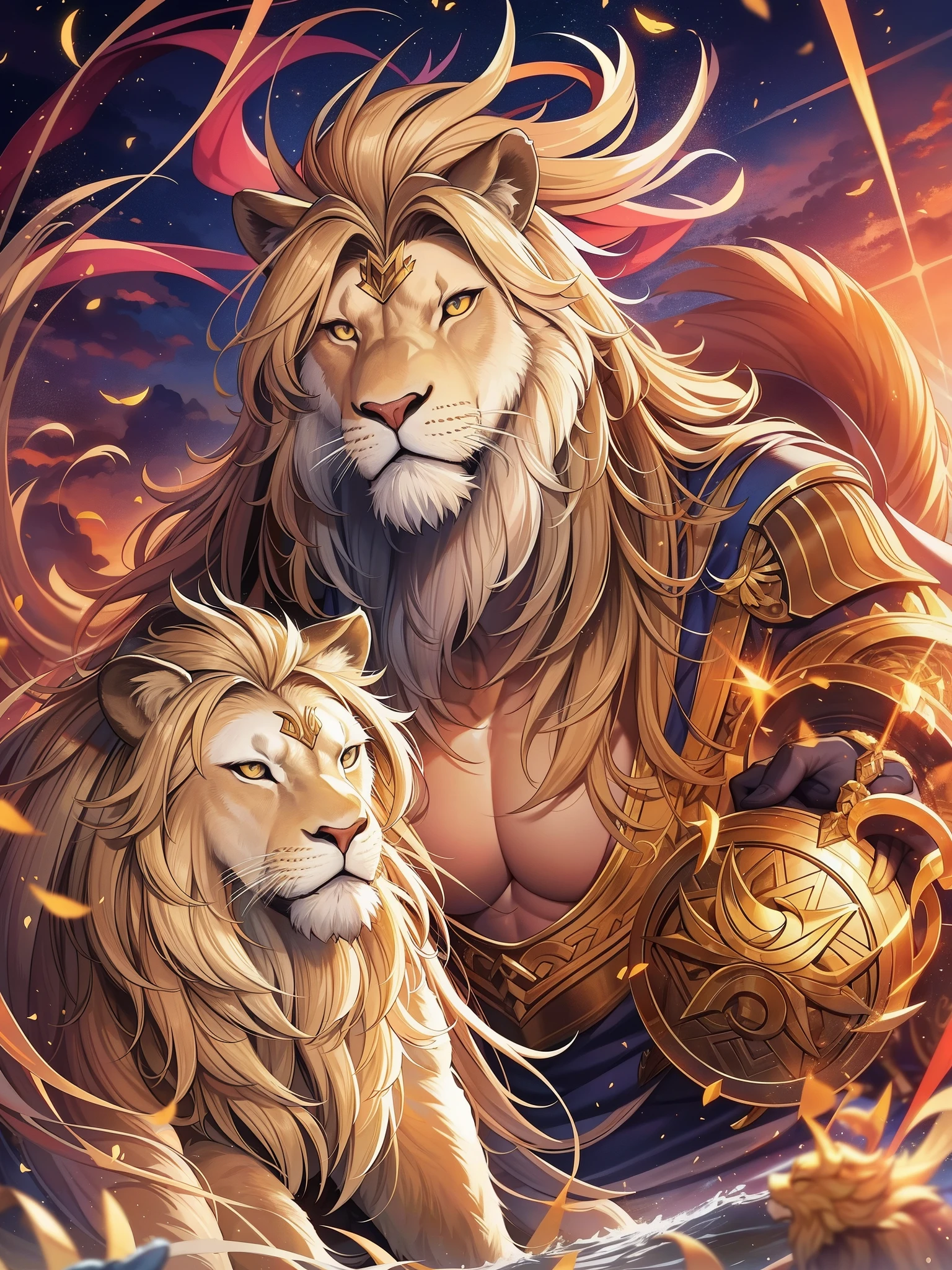 Nemean lion、golden lion、Greek Mythology、12 trials of hercules、mother is echidna、Father and his son Orthros[1]、Also called Typhon[2]。According to Epimenides, it was Selene who gave birth to the Nemean lion.、It is said that it fell to the ground when it trembled horribly.[3]。According to Hyginus, Selene raised the Nemean lion in a cave with two entrances.[4]。 Hercules&#39; first difficult task was to kill the Nemean lion and bring back its pelt.。Hercules shoots an arrow、Then I hit it with a club, but it didn&#39;t leave a scratch on its fur.。Hercules strangled the lion&#39;s neck for three days and killed it.。The lion&#39;s skin was torn by the lion&#39;s talons and made into Heracles&#39; clothes.、The meat was said to be edible.。after that、The Nemean Lion was raised into the sky by Zeus as the king of the animals.、is one of the constellations「leo」It is said that it became[5]。 There is also a legend that those who are wrapped in the skin of the Nemean lion will be granted immortality.。The missing tragedy of Aeschylus『women of thracia』Well then、Ajas the Great, hero of the Trojan War, was given immortality by being wrapped in fur by Heracles as a .、Because Hercules was wearing a quiver, only the fur on his sides didn&#39;t touch.、It is said that that is the only part that did not become immortal.[6][7]。