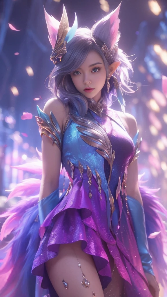 (Best quality, 4k, High-resolution, Masterpiece:1.2), Ultra-detailed, Realistic, Radiant lighting, Epoch Elves, Portraits, Fantastical colors, Fine art, Ethereal beings, Dreamlike, Whimsical creatures, Detailed facial features, Glowing eyes, Elven beauties, Ethereal glow, Mythical creatures, Harmonious composition, Dazzling colors, Stunning visual effects, Otherworldly appearance, Mesmerizing artistry,