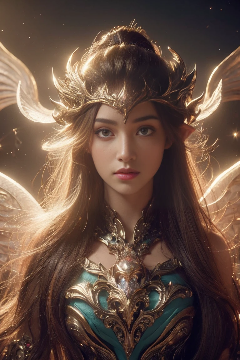 (Best quality, 4k, High-resolution, Masterpiece:1.2), Ultra-detailed, Realistic, Radiant lighting, Epoch Elves, Portraits, Fantastical colors, Fine art, Ethereal beings, Dreamlike, Whimsical creatures, Detailed facial features, Glowing eyes, Elven beauties, Ethereal glow, Mythical creatures, Harmonious composition, Dazzling colors, Stunning visual effects, Otherworldly appearance, Mesmerizing artistry,