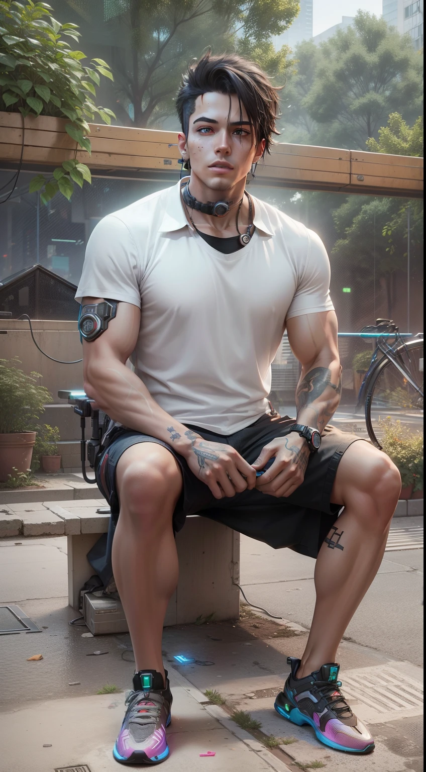 cyberpunk,smartboy,lighting realistic background,8k,u4