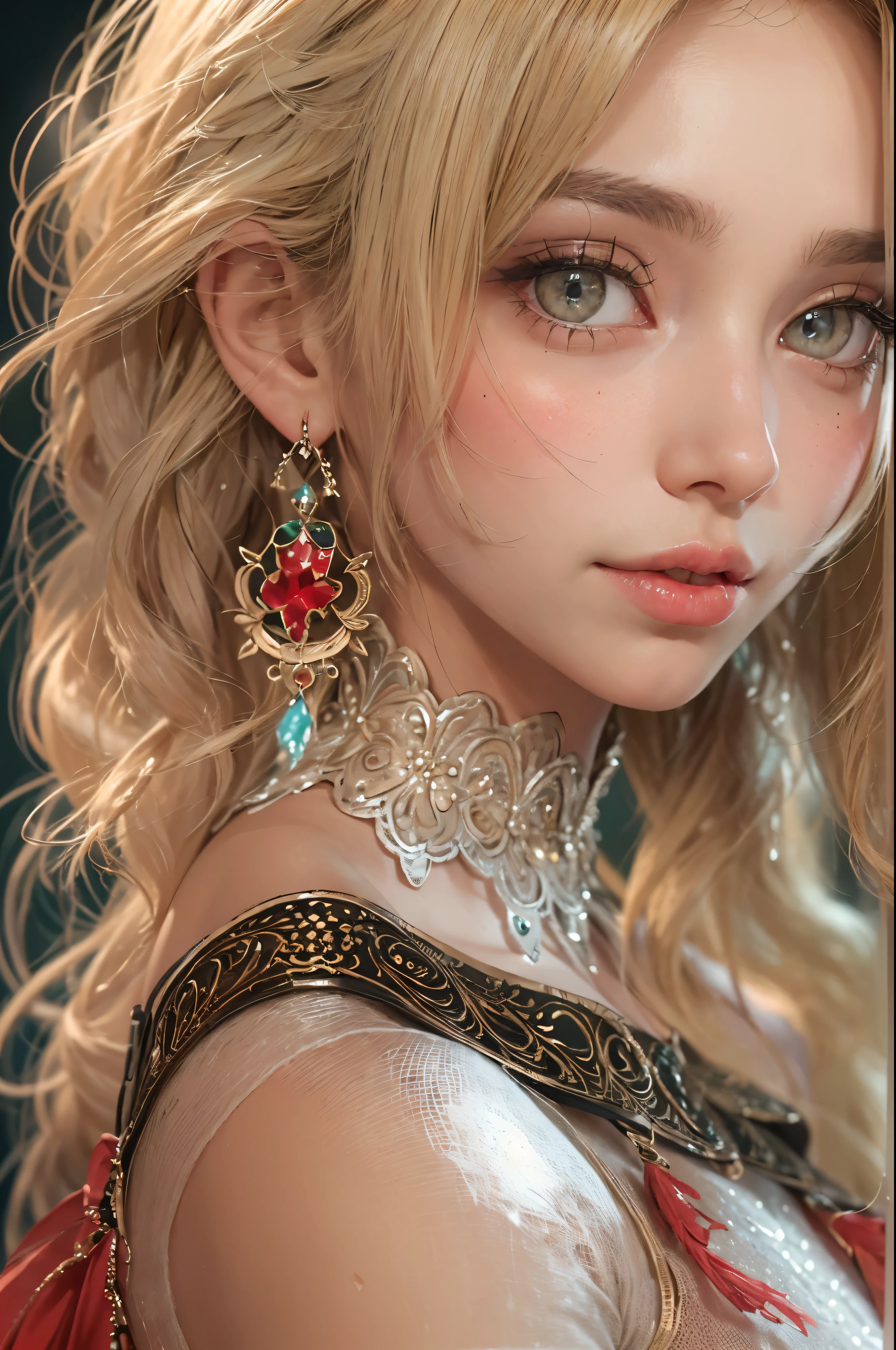 8K, Meisterwerk, RAW-Foto, best quality, fotorealistisch, extrem detailliertes CG Unity 8K Wallpaper, Depth of field, Filmisches Licht, Blendenfleck, raytracing, (extremely beautiful face, beautiful lips, gorgeous eyes), Komplizierte Details Gesicht, ((Ultra-detaillierte Haut)) 1girls, Im Dunkel, tiefer Schatten, Pretty European Girl, 1 girl, (sehr schlanker, schlanker, muscular body:1.3), ((Blick auf den Betrachter)),(Broad smile:1.3),(Mitternacht, (Dach), Stadtbild, Abblendlicht, (verschwommener Hintergrund), beautiful earrings, Armbands, Halskette, Strumpfhose, Klare Augen, gehen , Frontaufnahme, (blasse Haut), (big eyes), Blick nach vorne, (full-body shot), (blonde Haare), Offener Bauchnabel, (Blick auf den Betrachter:1.3) sehr schlank, mid large breasts, beautiful slim butt, ((nackt)), ((Schlafmantel)), durchsichtiges Kleid, (transparentes rotes Kleid), Umkehr, (Aufnahme von hinten) , (Schlafmantel), ((Kamel-Zeh)), ((laced)), (high heels)