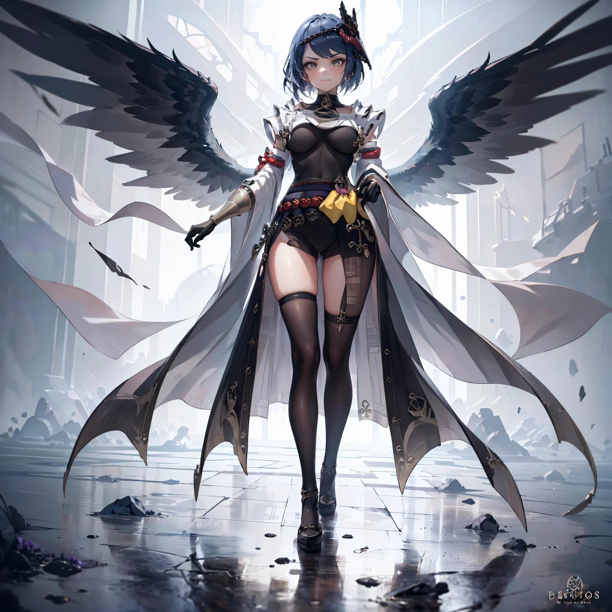 Kujou Sara |genshin impact, (Full body posing:1.5), (colorful:1.2), Dynamic angle, (extremely detailed CG unity 16k wallpaper:1.1), (Denoising strength: 1.45), (tmasterpiece:1.37), beautiful cute gothic dark magical girl in 17 years old with witch style, wearing witch hat, her magic is dark and purple glowing colored, evil, smiling an evil cute smile, magical glowing aura, powerful, ultra power, glowing power, magical power, cute white face, purple and red glowing magic, (incredible details, cinematic ultra wide angle, dark background, depth of failed, hyper detailed, insane details, high resolution, incredible quality, dynamic shot, starrystarscloudcolorful, Ambilight, ultra-high quality, (ultra detailed original illustration), double exposure, fussion of fluid abstract art, glitch, (original illustration composition), (maximalism artstyle, geometric artstyle, junk art), ((1girl:1.4)), (highly detailed beautiful face and eyes), eastern dragon, floating full body, hyper realistic, cinematic lighting, soft lighting, god rays, sparkle, masterpiece