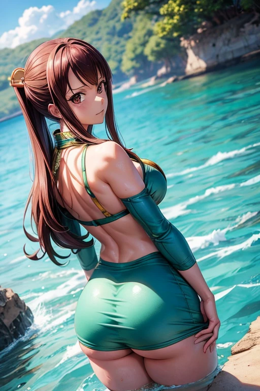 Do yamato from one piece showing her sexy ass