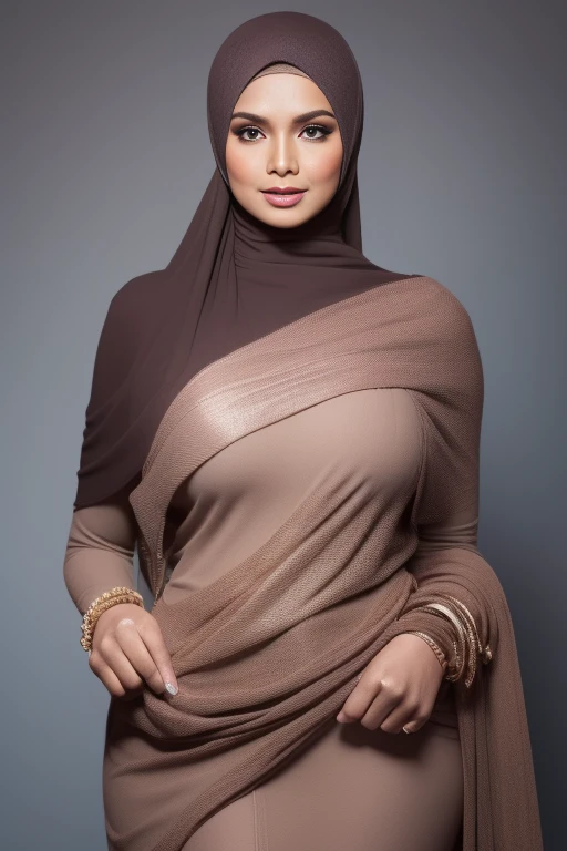 (NSFW,highres:1.2),1 Dark skin Indian girl,perfect body shape, slim waist,full body view,lifting her shirt,showing her ,wearing a hijab,beautiful detailed eyes,long eyelashes,natural makeup,soft smile,vivid colors,studio lighting,physically-based rendering,digital artwork,bokeh