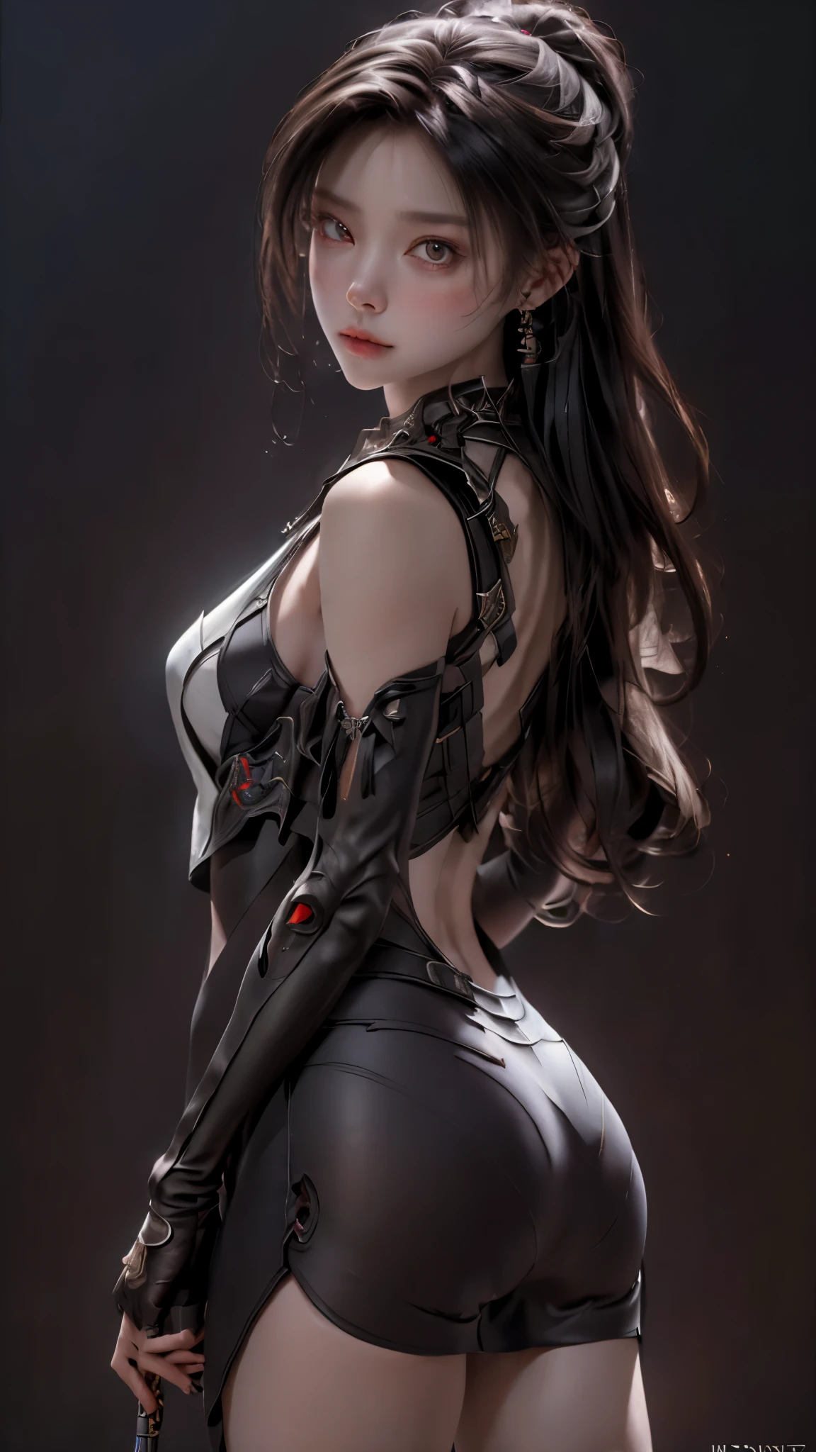 ((highest quality)), ((masterpiece)), (detailed:1.4), 。.。.。.3D, beautiful cyberpunk woman image,nffsw(high dynamic range),ray tracing,NVIDIA RTX,super resolution,unreal 5,Scattered beneath the surface,PBR texturing,post processing,anisotropic filtering,Depth of bounds written,maximum clarity and sharpness,multilayer texture,Albedo and specular maps,surface shading,Accurate simulation of light-matter interactions,perfect proportions,octane rendering,two-tone lighting,wide aperture,Low ISO、White balance、Rule of thirds、8K students、((Holding a sword in your hand))(((Look back and look back)))