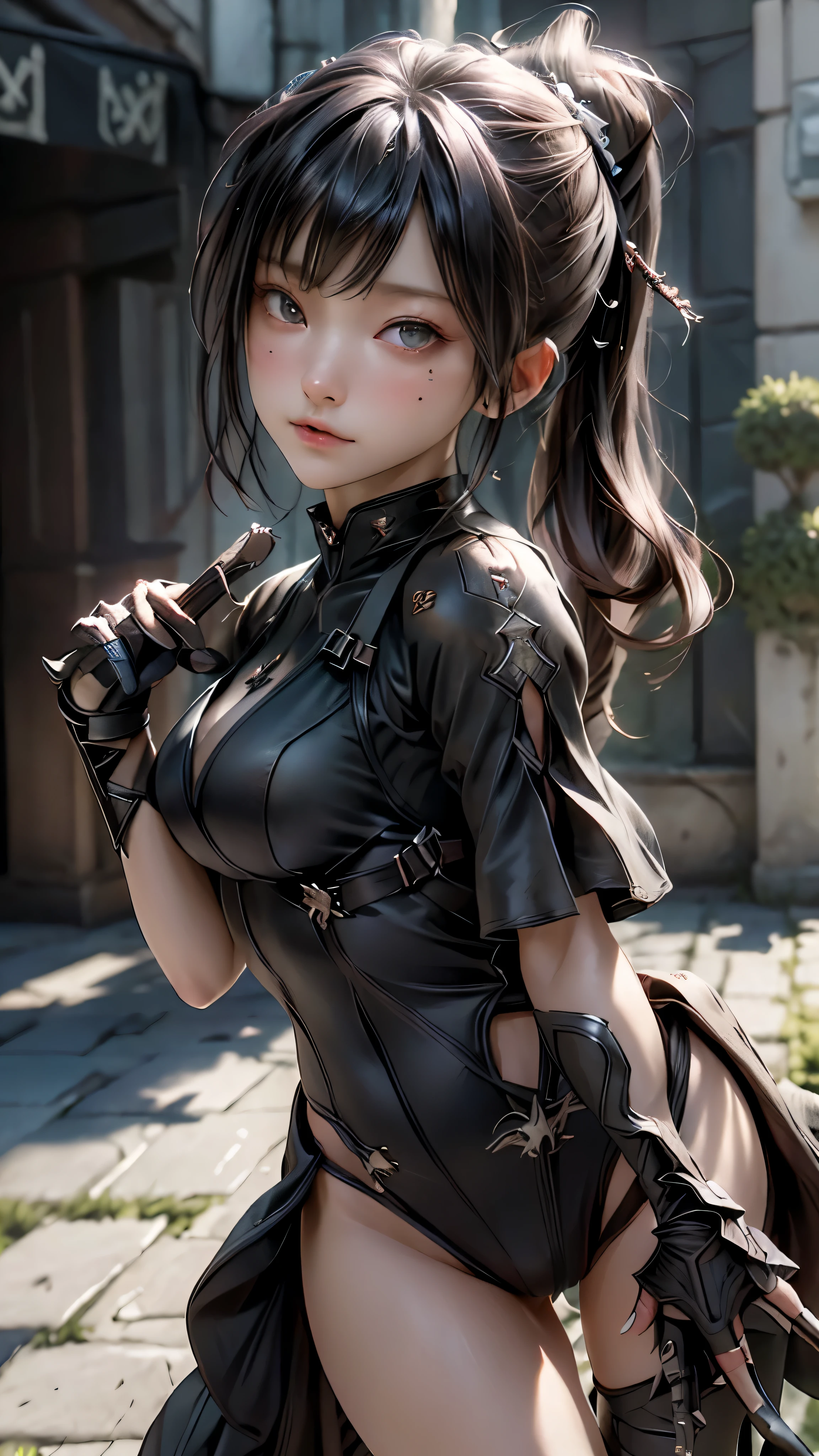 ((highest quality)), ((masterpiece)), (detailed:1.4), 。.。.。.3D, beautiful cyberpunk woman image,nffsw(high dynamic range),ray tracing,NVIDIA RTX,super resolution,unreal 5,Scattered beneath the surface,PBR texturing,post processing,anisotropic filtering,Depth of bounds written,maximum clarity and sharpness,multilayer texture,Albedo and specular maps,surface shading,Accurate simulation of light-matter interactions,perfect proportions,octane rendering,two-tone lighting,wide aperture,Low ISO、White balance、Rule of thirds、8K students、((Holding a sword in your hand))