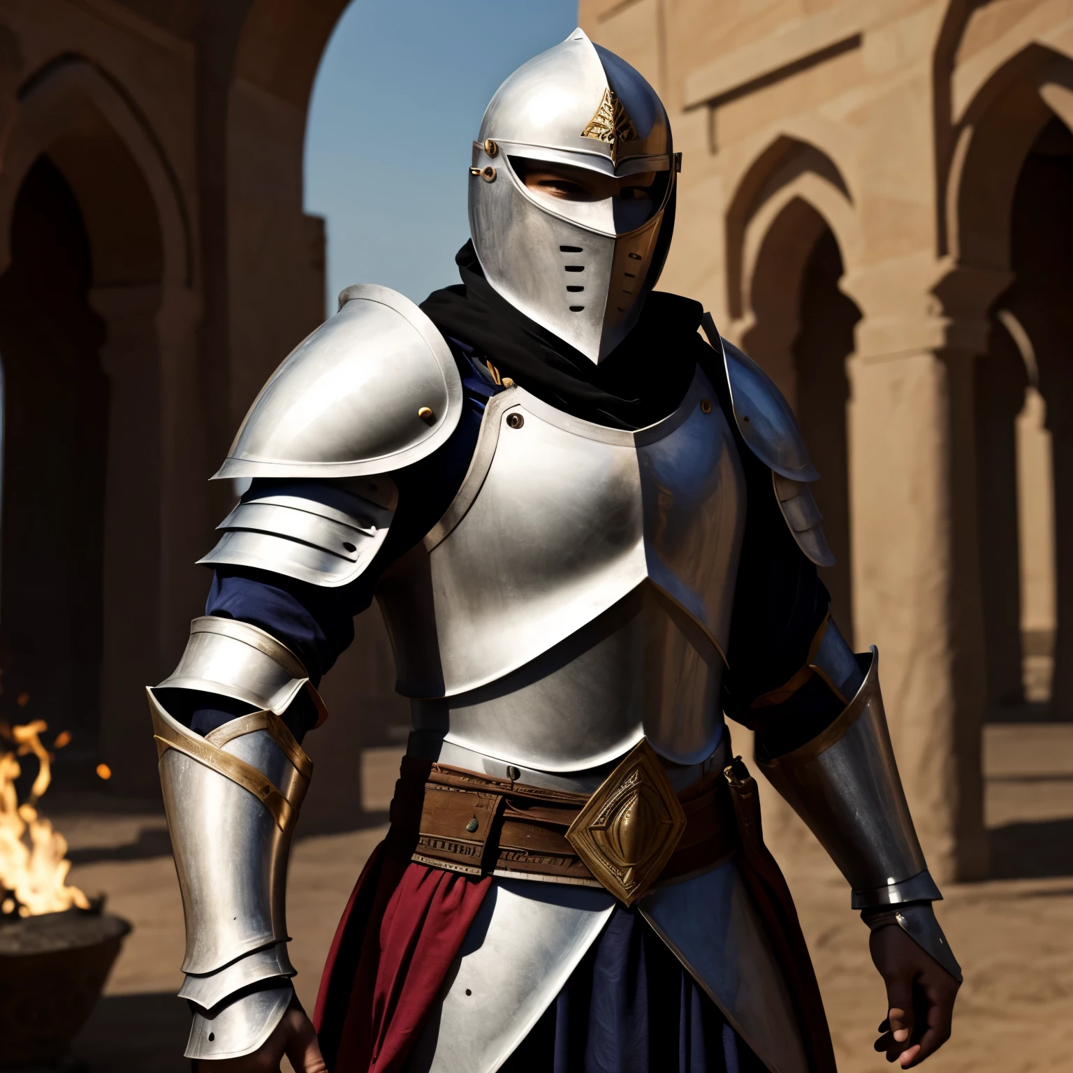 Arab Warrior, Knight, Armor