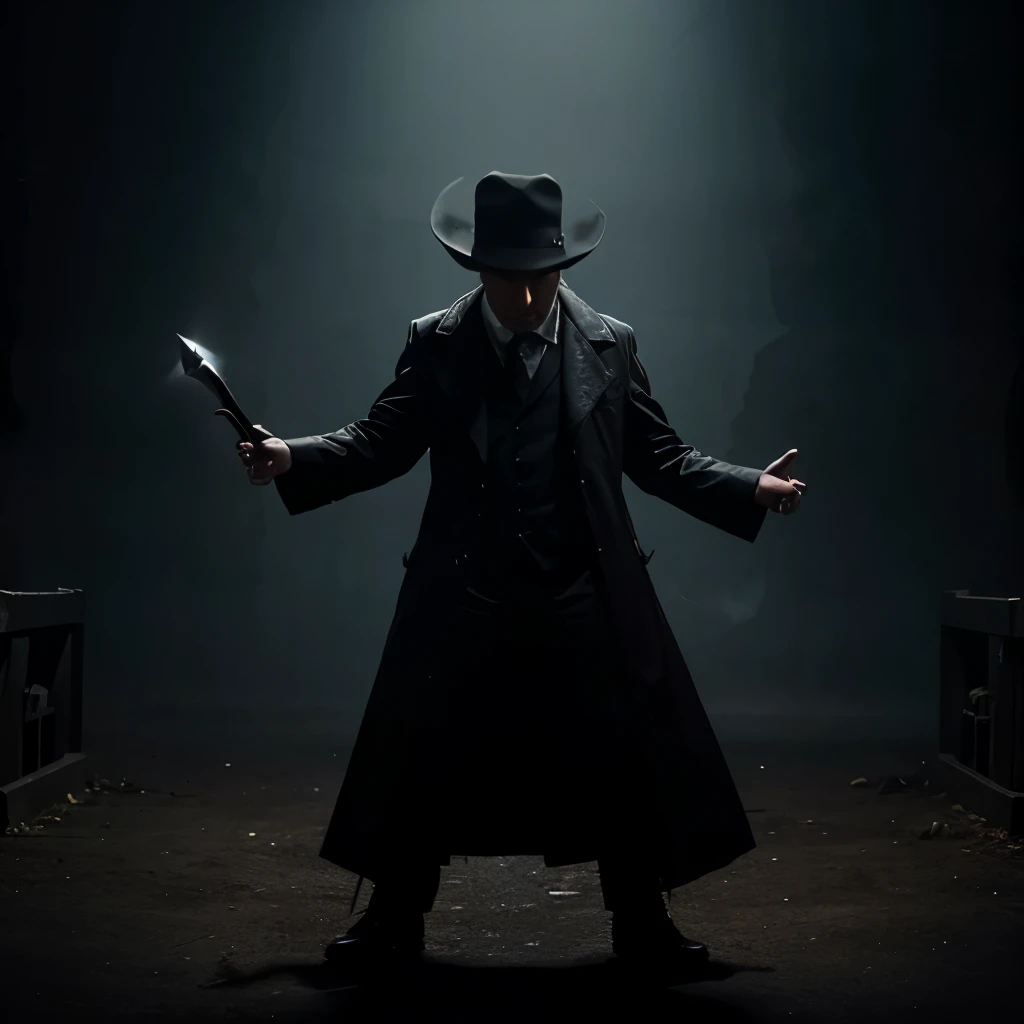 Create a mysterious image that hook the audiences based on riddle that reveal the word drama