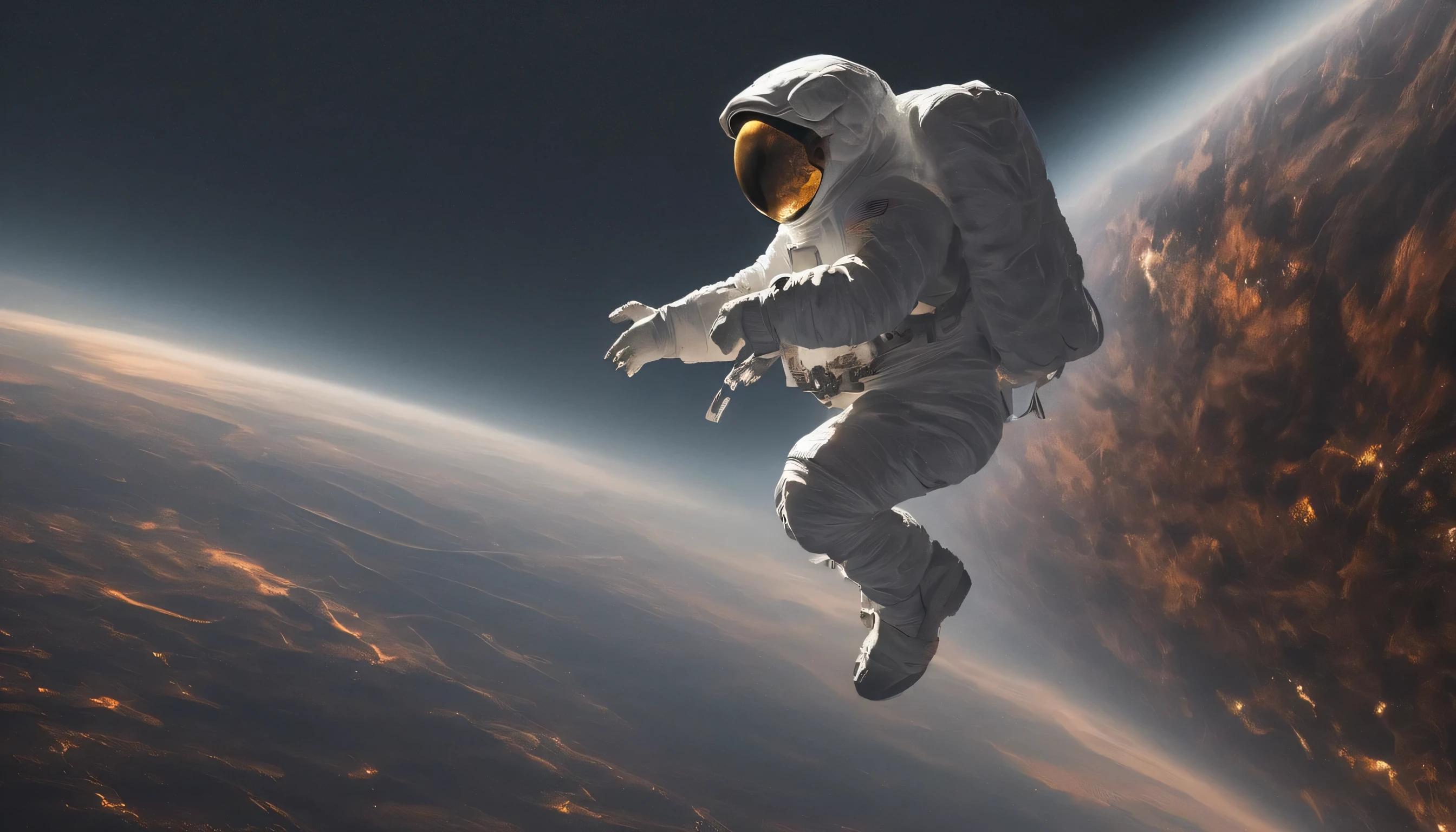 Astronaut on a spacewalk