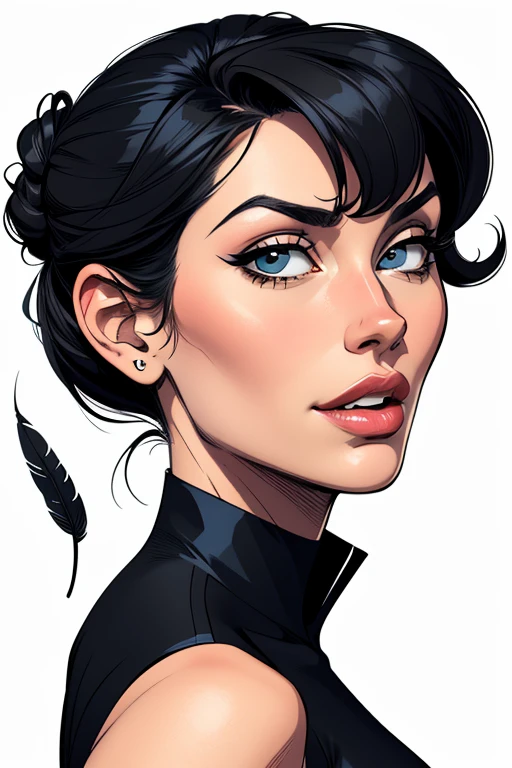estilo de desenho animado:1.2), draw ART Artline fundo branco mulher Imagem de desenho animado de uma mulher , roupas sensuais , garota super valente destemida , cartoon style illustration, estilo de arte dos desenhos animados, estilo de arte dos desenhos animados, digital illustration style, design de personagens altamente detalhado, arte digital detalhada fofa, City fan art, design de personagem retrato, beautiful digital illustration, retrato de alta qualidade, arte em quadrinhos, retrato do design do personagem, white background Busty without clothes and medium breasts cartoon style female character dressed in Fallout 4 uniformCharacter Christina Ricci black hair style Morticia AddamsCartoon image of a woman .cartoon style illustration, estilo de arte dos desenhos animados, estilo de arte dos desenhos animados, digital illustration style, design de personagens altamente detalhado, arte digital detalhada fofa, City fan art, Design de personagens de retrato, beautiful digital illustration, retrato de alta qualidade, Arte em quadrinhos, jovem expressando desejo sexual. Seios lindos e redondos sorriso de felicidade
