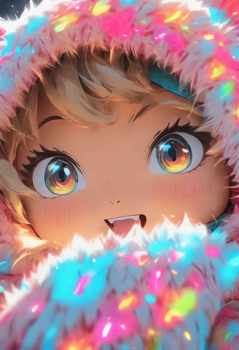 top quality, masterpiece, high resolution, 8k, Hoodie and anime style kitten ???, a little kitten, Detailed line art, digital enhancement, close up, anime core, flowy fabric,rot,torogao,various expressions,The expression of wide eyes