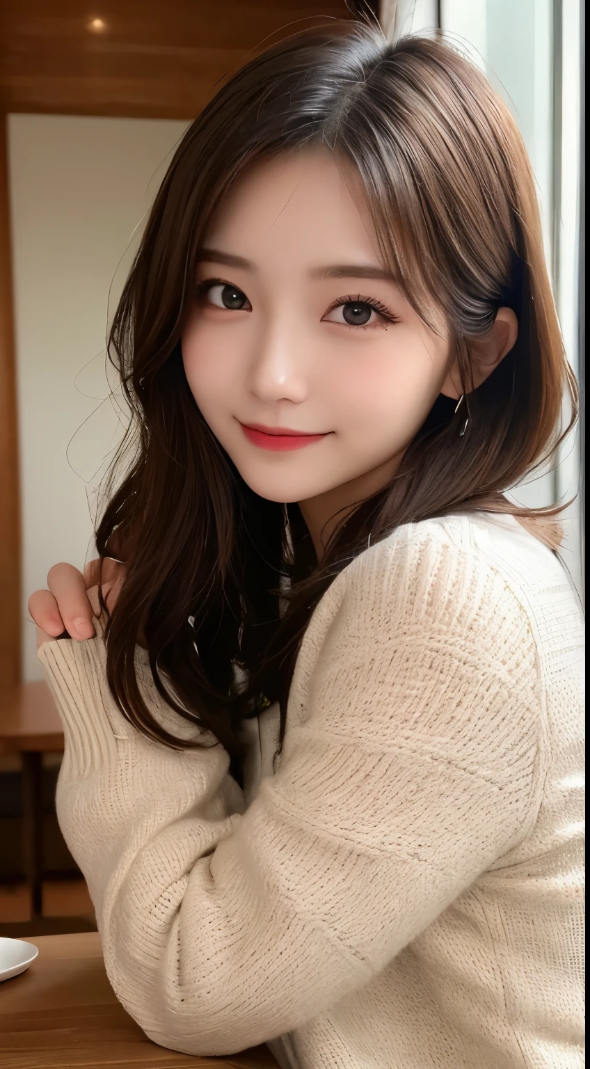 table top, highest quality, shape, Super detailed, finely, High resolution, 8k wallpaper, 完璧なダイナミックな構shape, beautiful and detailed eyes, medium hair, small , natural color lip, random sexy posmile,big city、20 year old girl、midnight、beautiful and detailed face、perfect and beautiful face,Big eyes、RAW photo、spread your arms and legs wide、Expressing feminine poses with your whole body、beautiful and detailed eyes、small face、beautiful duplex、slim face and style,luxury brand mink coat(inner:winter dress)、beautiful golden ratio face
