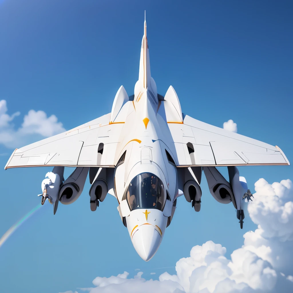 an airplane, supersonic, game icon, masterpiece, best quality, super detailed, masterpiece, HD transparent background, 3D rendering 2D, Fly in the sky, Volumetric light,
unmanned, objectification, Fantasy - Rainbow 5 