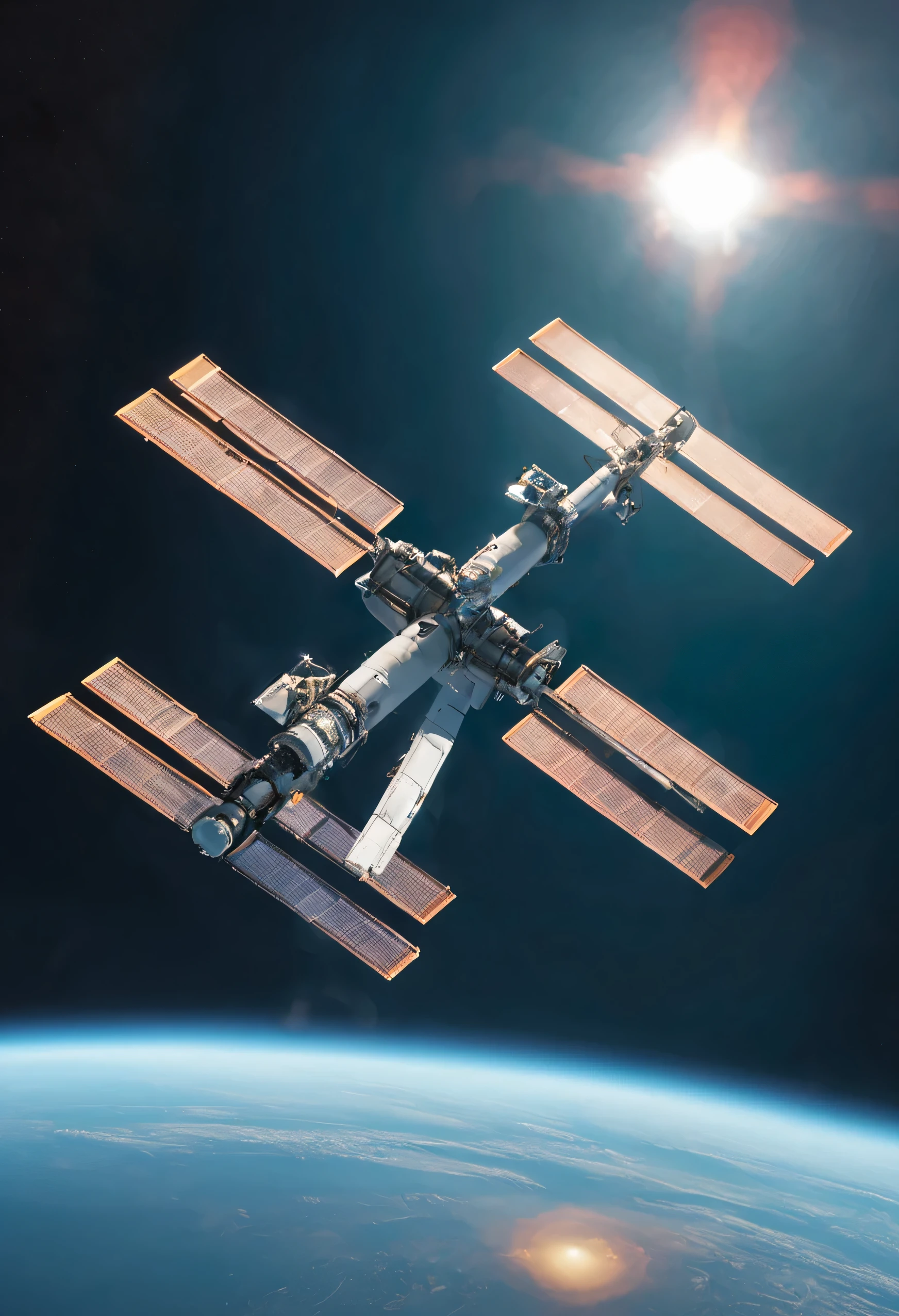  International Space Station near Earth 