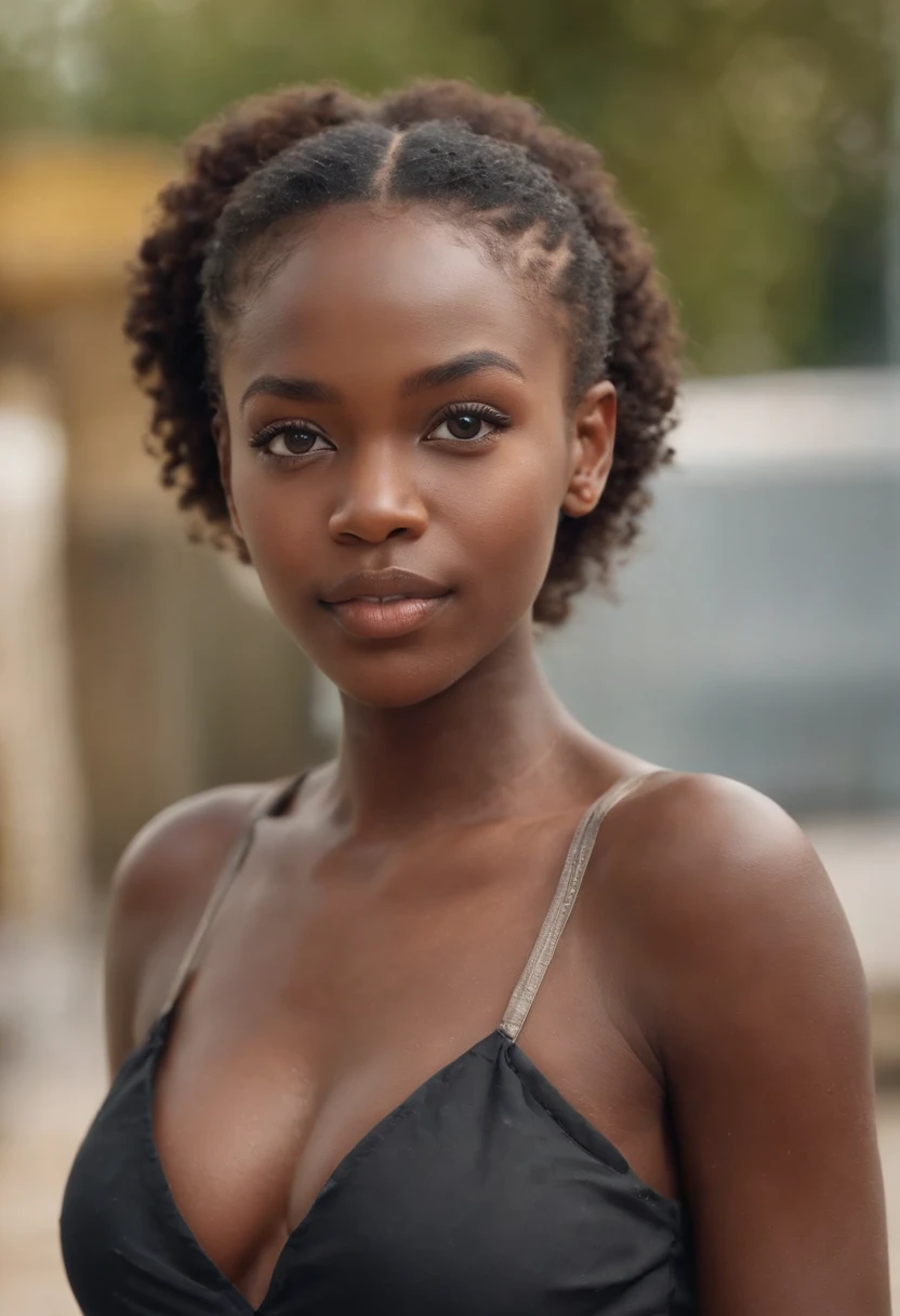 ((Dark African skin, peau d&#39;ébène très profonde)), ((Its beauty is undeniable)), ((Excited cute face)), ((Hyper detailed perfect eyes,)), , ((Langue sortie)), ((attractive )), ((Afro ponytail with long African curly hair,)), , cgi de mise au point nette, photorealistic, High detail, Realistic, chef-d&#39;artwork, absurdes, best quality, HDR, high quality, HD, Extremely detailed, Fond d&#39;8k screen, intricate details, 8k euh, Full HD, (photo
