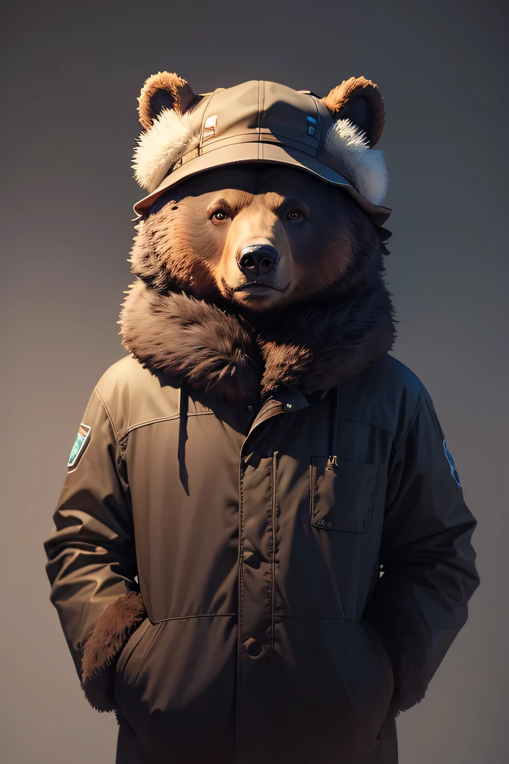 bear avatar in a hat