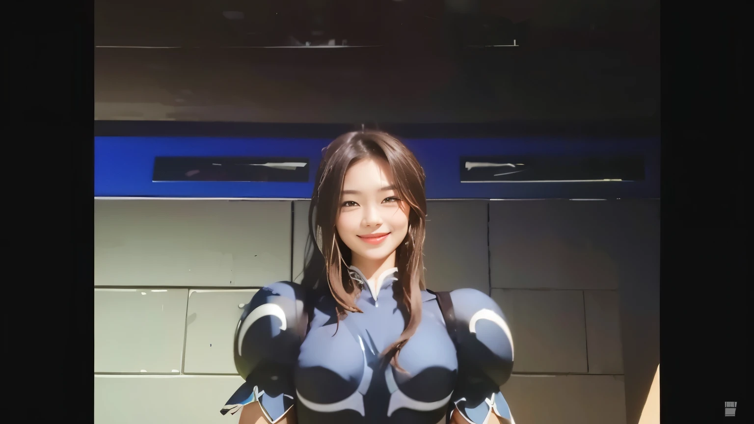 Bursting smile