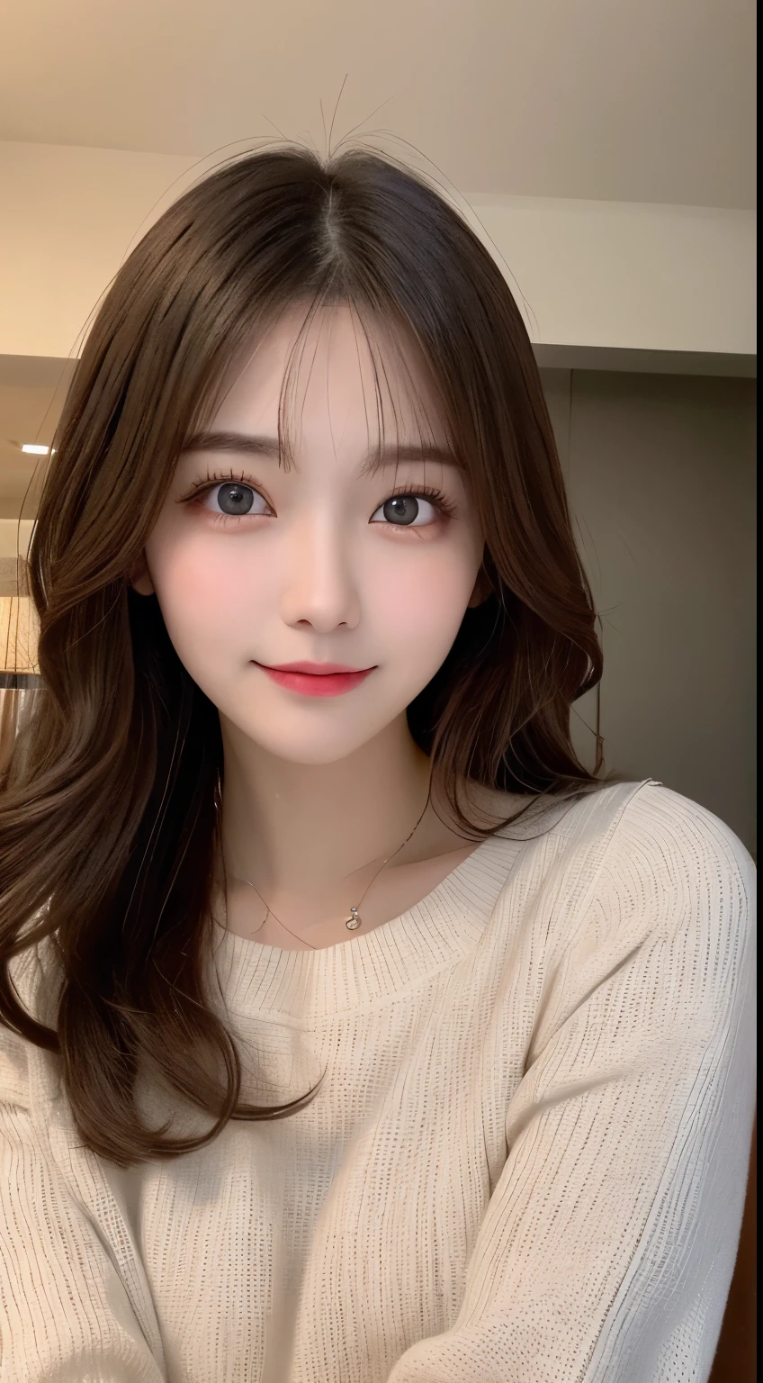 table top, highest quality, shape, Super detailed, finely, High resolution, 8k wallpaper, 完璧なダイナミックな構shape, beautiful and detailed eyes, Latest trend fashion Tokyo winter clothes,medium hair, small breasts, natural color lip,smile,20 year old girl、midnight、beautiful and detailed face、perfect and beautiful face、slim face and style,spread your arms wide,Big eyes,Take a photo from below the knees at a face angle、small face、beautiful detailed face、perfect and beautiful double eyelids