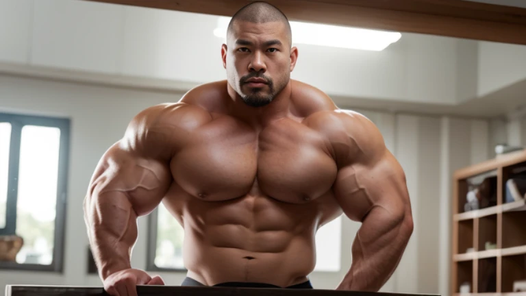 (Highly detailed 8K wallpaper), asian man, muscle worship, fold your arms, On the playground, baseball uniform, high detail, very short hair, skin head, Circular cut, very large and strong body, bulging muscles, muscular, very large pectoral muscles. Very sexy abs, legs are muscular, Toned figure, brightens oily skin, muscular, Tank top, T-shirt, long shot, wide shot