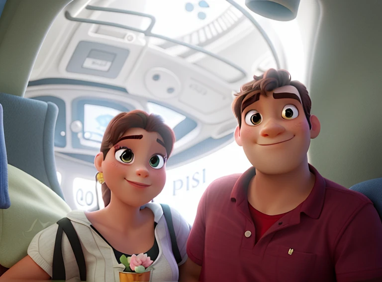 romantic couple, igual aos filmes Disney Pixar