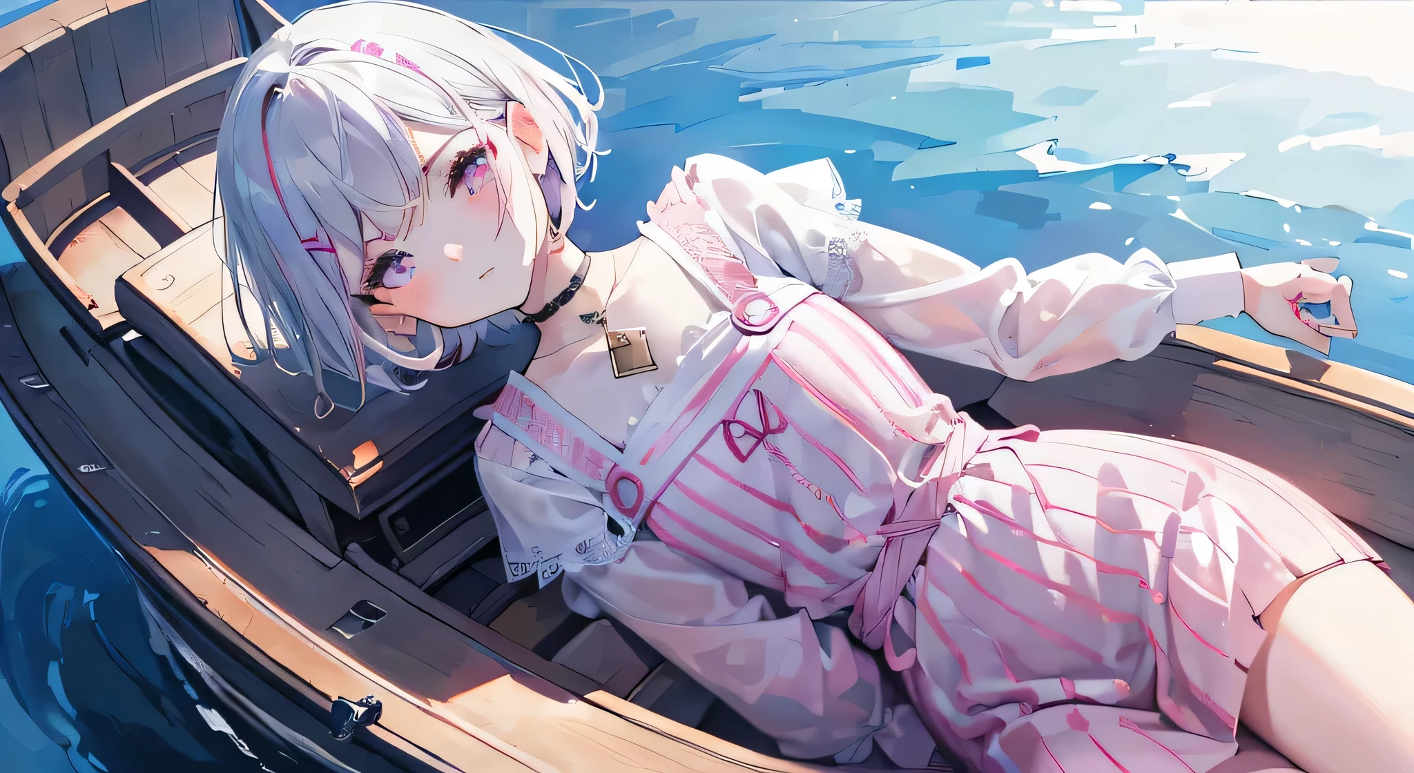 pink eyes