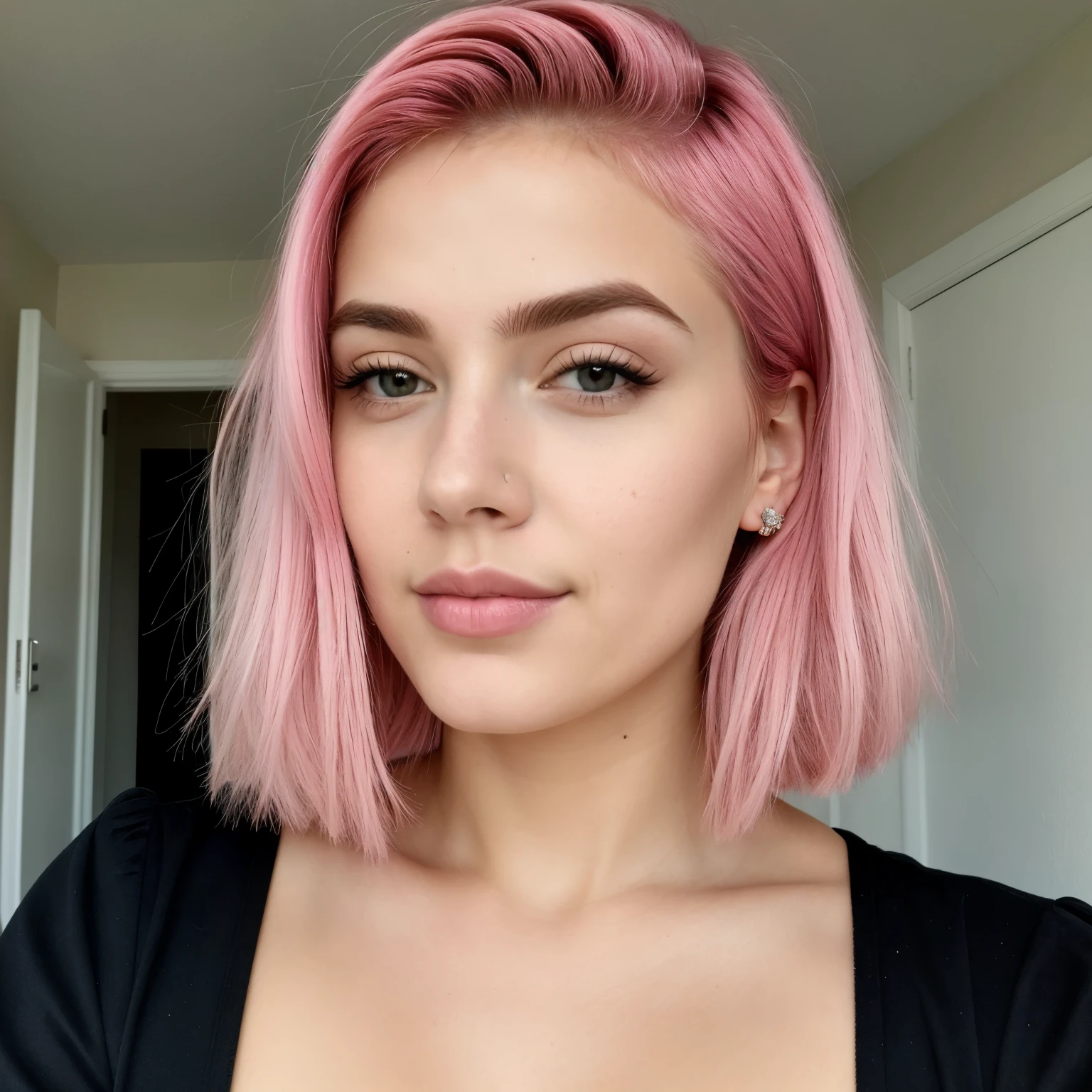 ((best quality)), ((masterpiece)), (detailed), perfect face, pink hair