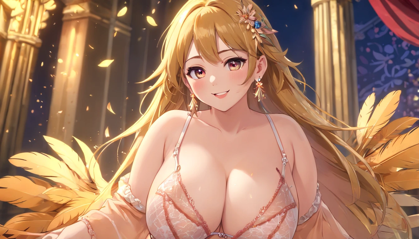 40-year-old woman、sensual curves、huge breasts、bubble、お尻のmasterpiece, 最high quality, Super detailed, whole bodyショット, beautiful mature woman,gown and underwear, enchanting smile, thick lips, Chubby唇, blush, looking at the viewer, provocative expression, beautiful髪型, cleavage, Plump、curattractive face、naughty face、sexy lingerie 、an inviting e、Expression of emotions、Lewd underwear、erotic see-throlingerie set、St position、gorgeousなアクセサリー 、big breastsの女性, bare shoulders, golden hd feather, metal ornaments, colored flowerズ, particle, light, (masterpiece, 最high quality, 最high quality, official art, beautiful and aesthetic:1.2), (1 girl:1.3), very detailed,(fractal art:1.1),(colorful:1.1)(flowerズ:1.3),most detailed,(zentangle:1.2), (dynamic pose), (abstract background:1.3), (shiny skin), (lots of colors :1.4), ,(earrings:1.4), (feather:1.4),masterpiece, 最high quality, Super detailed, various hairstyles,gold headband,plump breasts,convex buttocks,greek clothing,Tulle coverseasts,perfectlyioned, detailed clothing details,marble,gue,cinematic lighting, film grain, Fuji color, contrast of light and dark, 8K, masterpiece, Super detailed, high detail, high quality, High resolution, masterpiece, 最high quality, Super detailed, whole bodyショット, beautiful ,mature woman, nightgown and underwear, enchanting smile, thick lips, Chublush, looking at the viewer, provocative expression, , cleavage, Plump、curvy hips、attractive face、naughty face、sexy lingerie、an invitiExpression of emotions、Lewd underwear、(((erotic see-thro lingerie set)))、Standing position、gorgeousなアクセサリー、raiour butt, from bel(NSFW:1.2)))、exposed chest、Openwork decoration,(((see through dress)))、(((Moist )))、(((anatomically correct body))) , (((Lewd underwear)))、erotic see-through lingerie set、、(((gasping face)))、Openwork decoration,(((R-18)))、HakWhirlpool、thighs, easts, standing stiffly, looking at the viewer, outdoor, blush, 1 girl, (masterpiece:1.3), (High resolution)ry detailed), perfect face, Nice eyes and face, (((最high quality))), (Super detailed), detailed face and eyes, (alone), High resolution、beautifuleyes,(((sexy pose)))、(((露出したbig breasts)))、(((Chubby)))、granola,flower、Uplifting、A big smile、gorgeous、(((exposed nipple erection)))、we body