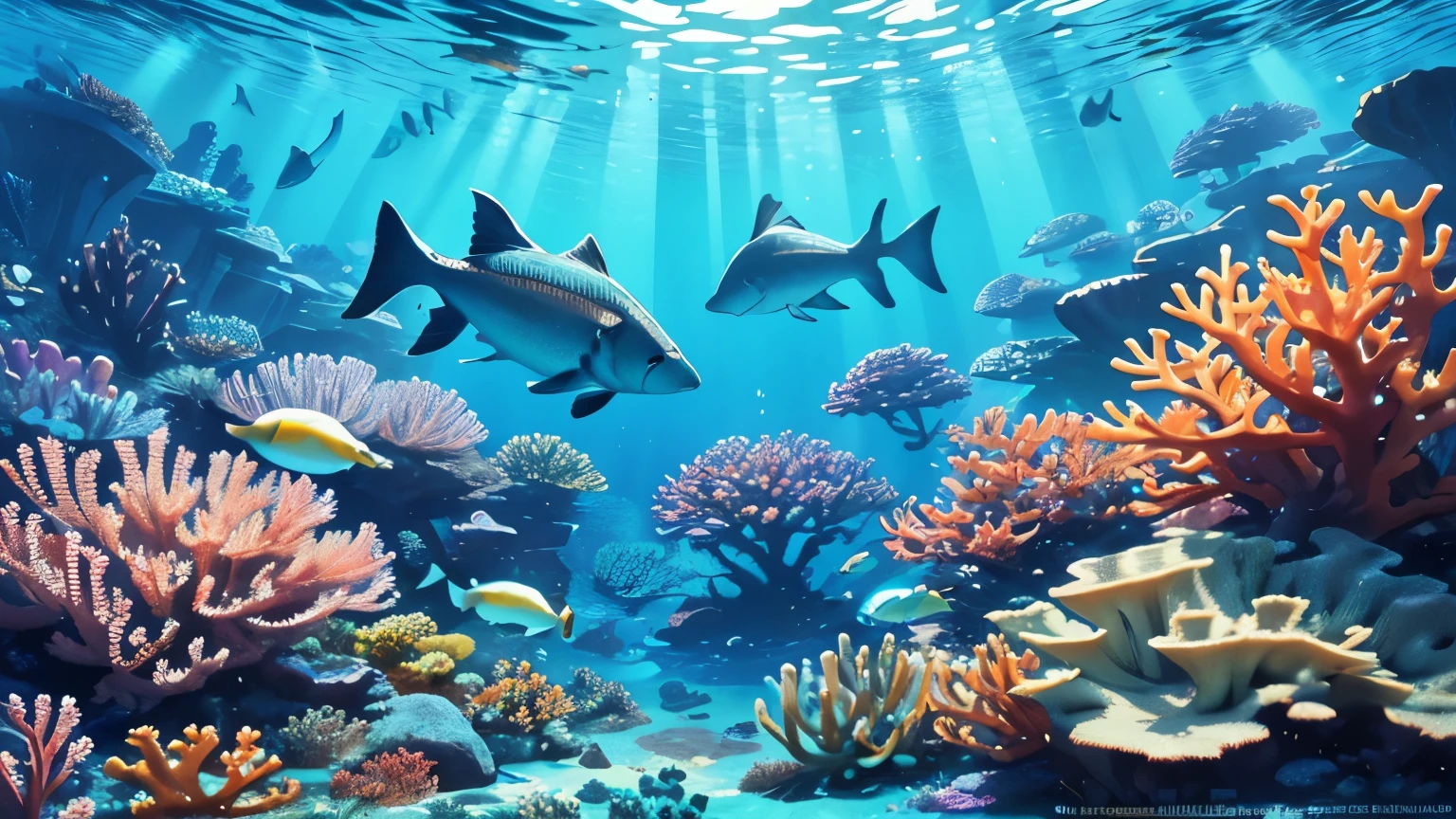 Underwater background with coral reefs and colorful fish,vector,illustration. (best quality,4k,8k,highres,masterpiece:1.2),ultra-detailed,(realistic,photorealistic,photo-realistic:1.37),vivid colors,sharp focus,HDR,UHD,vector illustration,underwater scene,colorful coral reefs,colorful fish,tranquil water,blue ocean,sea life,marine ecosystem,diversity of fish species,tropical paradise,aquatic beauty,lively underwater creatures,sun rays filtering through the water,swaying seaweed,tranquil and serene atmosphere,spectacular marine flora and fauna,striking visual impact,rich and vibrant colors,clear and pristine water,calm and peaceful ambiance,underwater tranquility,majestic undersea world,exquisite details,meticulously painted corals,distinctive textures,pure underwater purity,naturalistic ecosystem,hidden treasure beneath the ocean surface,magnificent underwater photography,mesmerizing underwater scene,portraits of the ocean depths,submerged beauty,harmony and balance in nature,aquatic wonders filled with life,vector graphics highlighting deep-sea marvels.