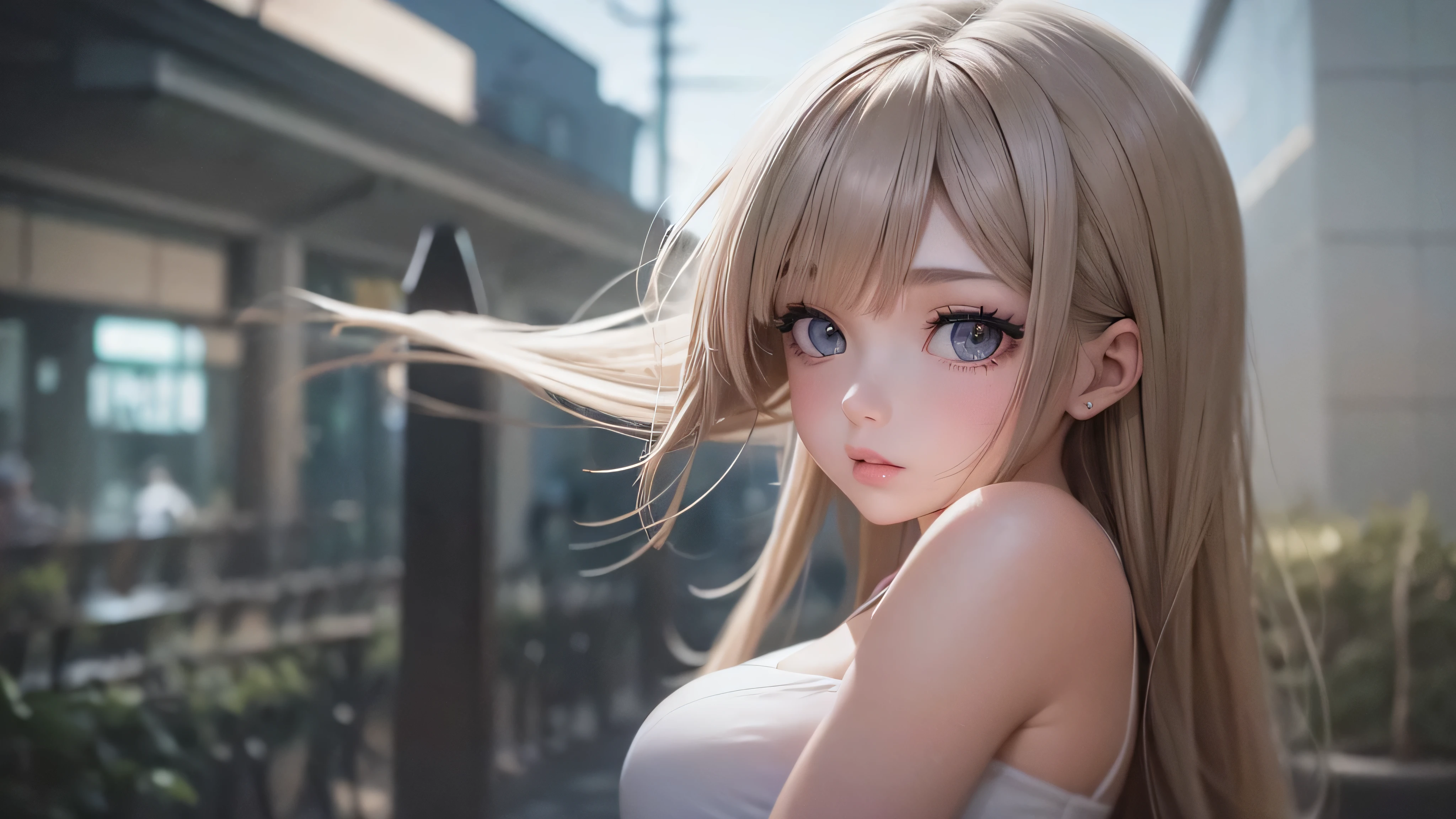 nsfw, (((pov-cun))), photographing sex, 1girl, nsfw, (spread pussy, nipples), (big breast:1.5), super straight long dazzling shiny bright blonde hair, long silky bangs, Shining pale light blue eyes, (Blushing , frown and shy expression:1.5), uncensored, detailed night Tokyo street, nsfw,((com on face:1.6)), (cum on body:1.7),