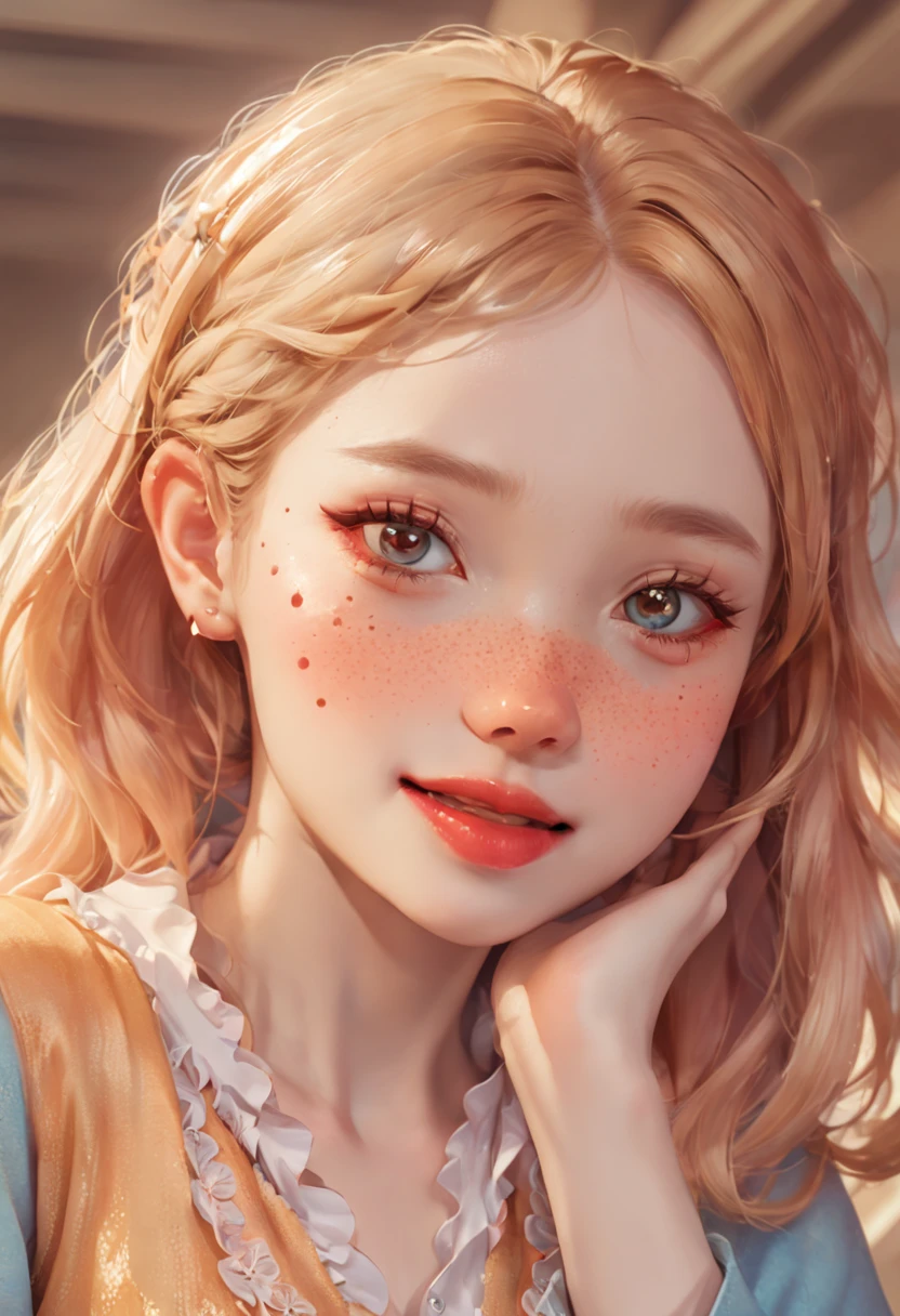 (Masterpiece, Top Quality, Highly Detailed CG, Intricate Details: 1.2), 8K Wallpaper, Masterpiece, Top Quality, Award Exclusive, High Quality, Super Detail, High Detail, Textured Skin, Cute, UHD, Anatomy Correct, Pixar Style, Doctor, Happy Sweet Smile. Fairy Tale, Bright Colors, Natural Light, Focus on Face, Simple Background