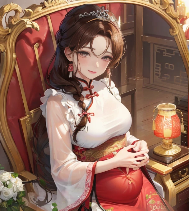 Pregnant Queen in battleground