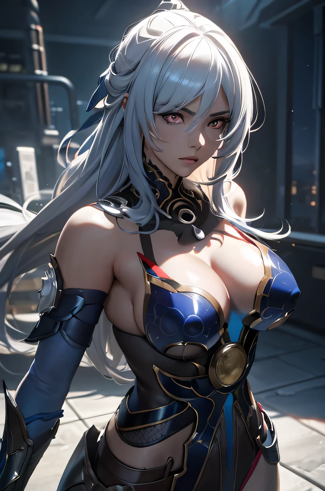 A superheroine, sexy, big breasts, dynamic pose, 3d, (8k), detailed texture,(hyperdetailed), (photo realistic), cinematic light, cinematic action, highly detailed, realistic, Isometric, full body, in frame, driven expression, dark theme, (extremely detailed eyes), detailed symmetric realistic face, extremely detailed natural texture, masterpiece, extremely detailed, amazing, fine detail, rich colors, hyper realistic lifelike texture, dramatic lighting, unreal engine, trending on art station, photo realistic, RAW photo, high quality, high res, sharp focus, extremely detailed, cinematic lighting, 8k, high definition, cinematic, neoprene, unreal engine 5, ultra sharp focus