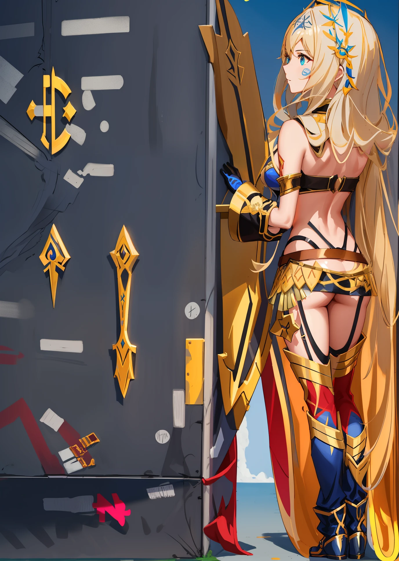 a close up of a person with a bunch of different items, zenra taliyah, taliyah, katarina, heise jinyao, full protrait, youthful taliyah, half invoker half megumin, freya, artgerm and atey ghailan, kda, thertrevkaiser, onmyoji, 8 k character details, best quality