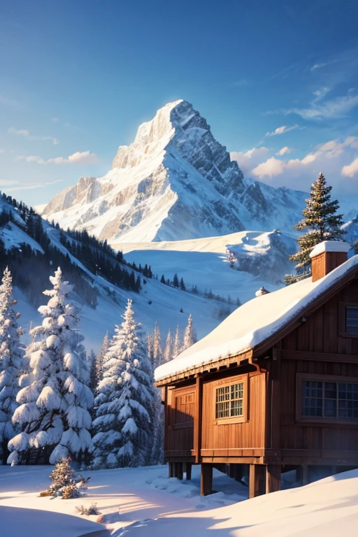 以樹木和雲彩為背景的snow mountain場景, winter概念艺术, snowy environment, snowfield, snow scene, snow scene, snow mountain背景, snow scene background, snow wasteland, snow scene, Snowy background, winter, Random background scene, snow mountain, snow mountain风景, winter场景幻想, landscape artwork, background artwork, Quick paint, anime scenery
