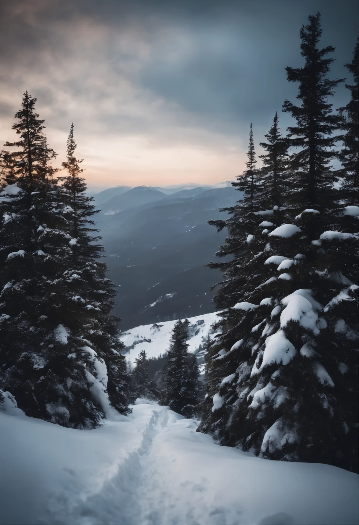 No one helped me to reach the top of the mountain by walking on the snow