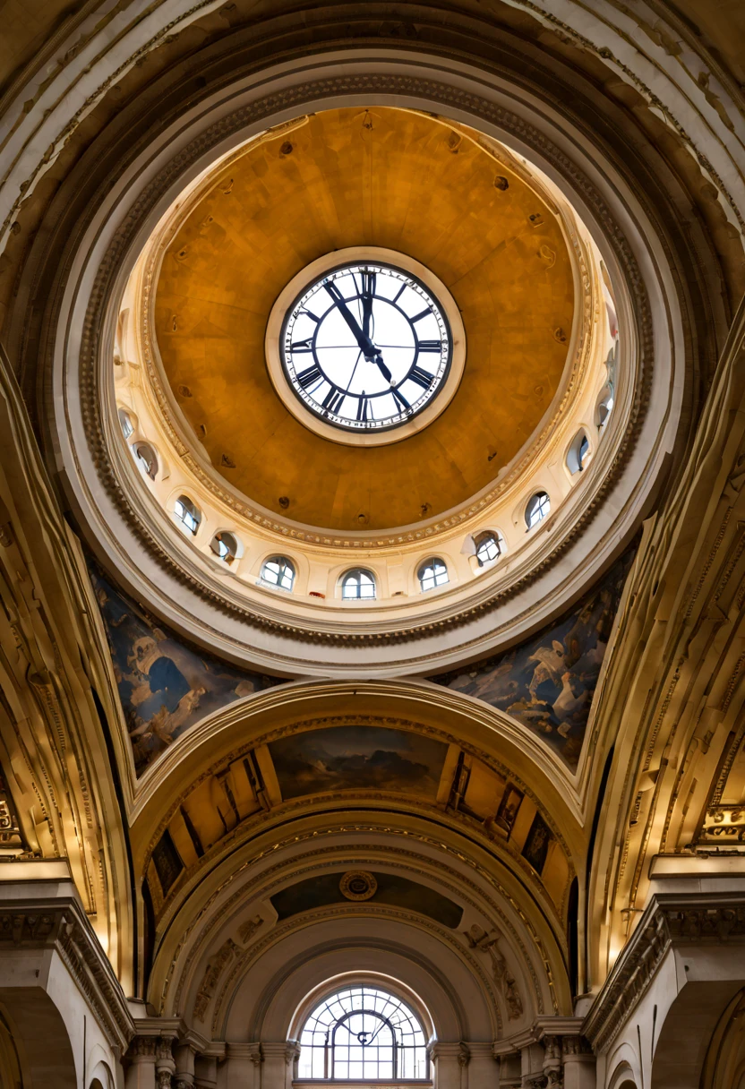 Arafad view of large building with clock on top, Budapest, neoclassical dome tower, by Emma Andijewska, in a city, by Mattia Jama, Thomas Hafner, majestic architecture, It has huge domes and arches, author:Bertalan Szekeli, author:Adam Centerpetri