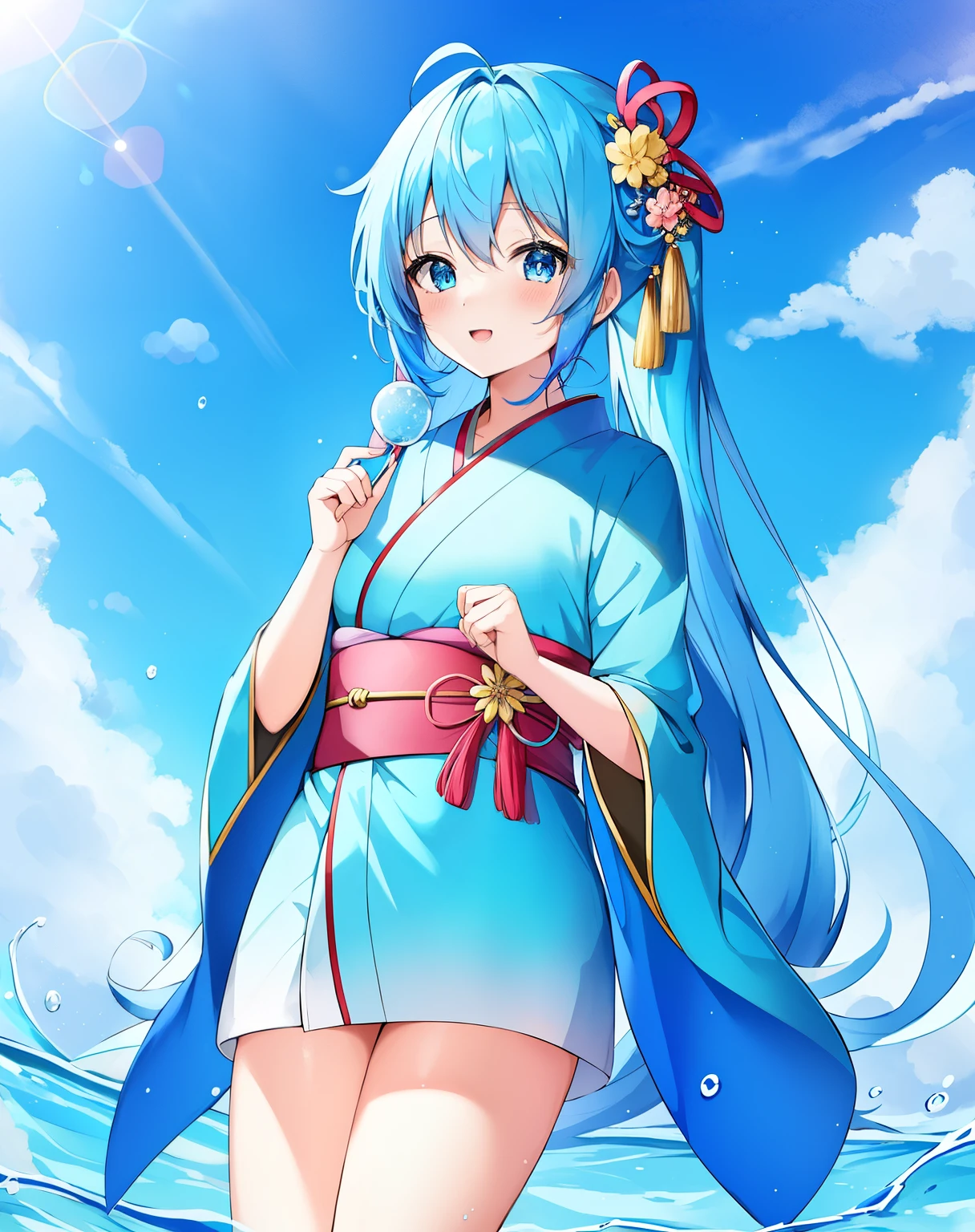 Anime girl with blue hair and blue eyes, Best Anime 4K Kona-chan Wallpaper, anime wallpaper 4k, anime wallpaper 4k, Wallpaper Anime Blue Water, anime style 4k, anime art wallpaper 4k, anime art wallpaper 4k, Kantai Collection Style, 4k anime wallpaper,,Anime girl with blue hair and blue eyes wearing a kimono, anime moe art style, mikudayo, , teal hair anime girl, in kimono, in kimono, shirabii, Cute girl anime visual, hatsune miku portrait,long hair
