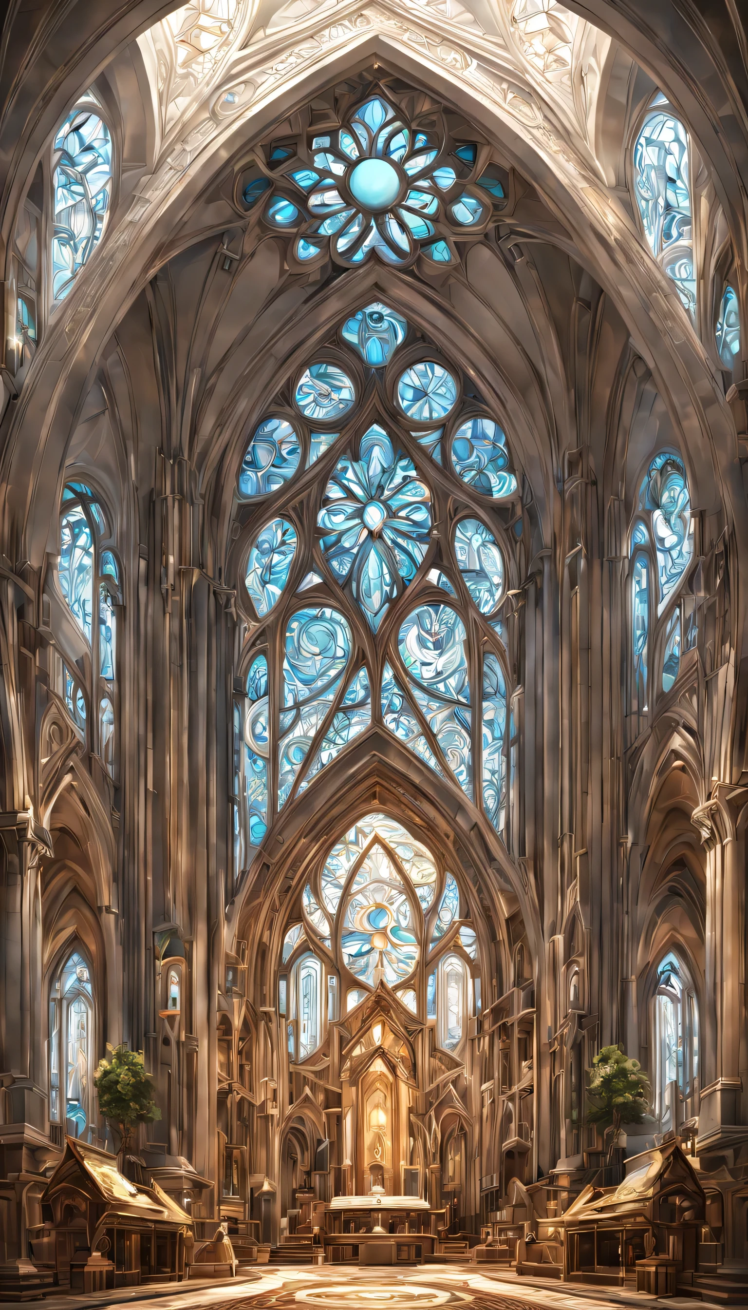 art deco:Cathedral,Geometric pattern:Linear,Artistic, intricate details. very detailed, Complex motifs, organic tracery, perfect composition, digital painting, art station, concept art, Smooth, T Masterpiece, highest quality, award-winning, High resolution, ,Beautiful and amazing,draw carefully,finely,colorful,octane rendering,white,,money,Silver,Brown