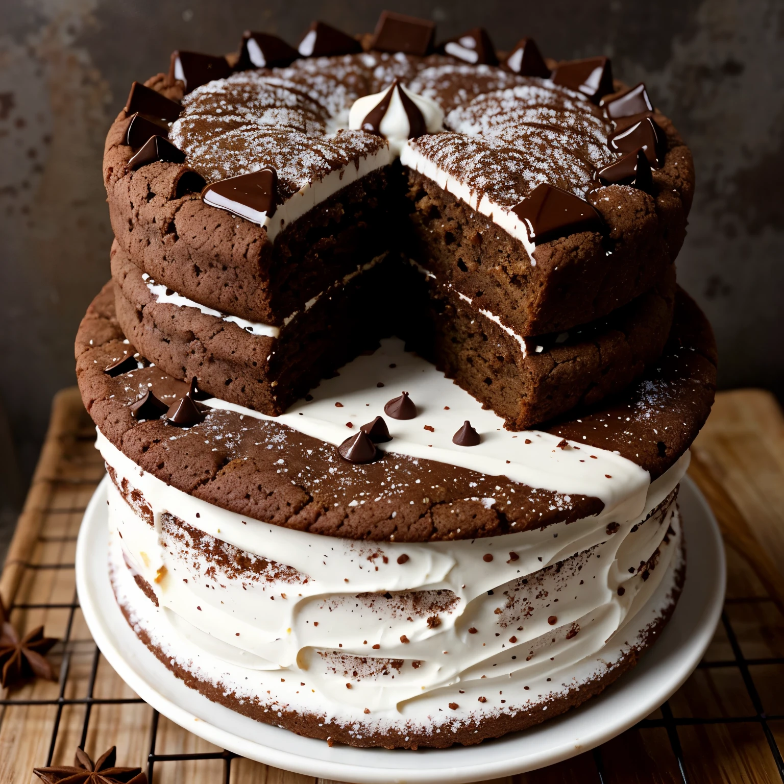 If you like spice cake, you'll live this recipe! browned butter, dark chocolate and a splash of rum produce an unconventional spice cookie that's guaranteed to please.