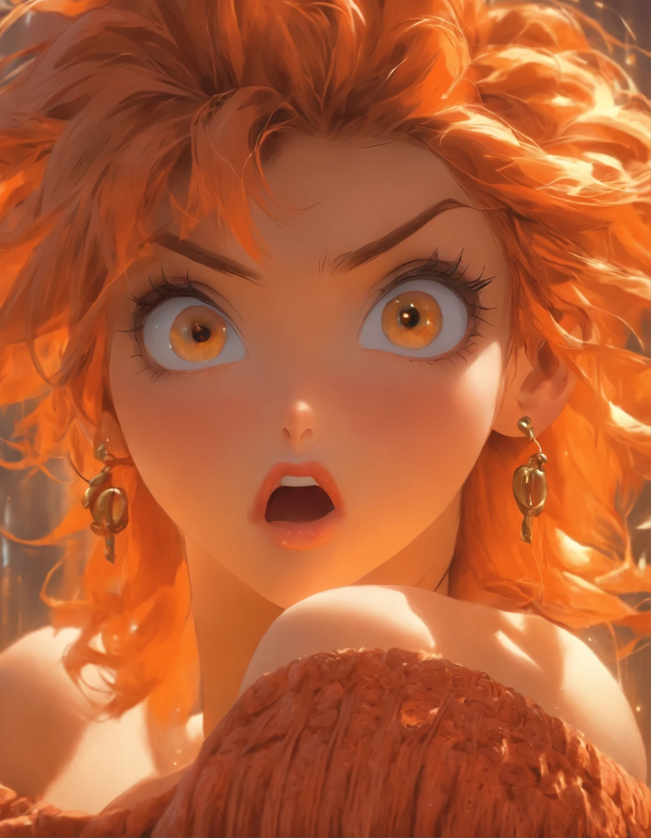 Merida from the movie brave in the viscous eyes AHEGAO! MAS! MAS! As it is but more ahegao a little more ahegao much more ahegao almost! Much more AHEGAO AHEGAO AHEGAO AHEGAO NOW SHOW THE SAME IMAGE BUT SHE IS SWEATING and the sweat is all over her body and face 