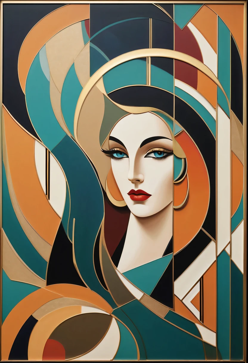 art deco design,Abstraction,modern style,Luxury and Luxury