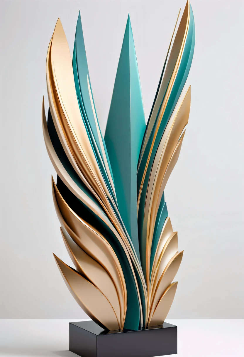art deco design,Three-dimensional sculpture,Abstraction,modern style,Luxury and Luxury
