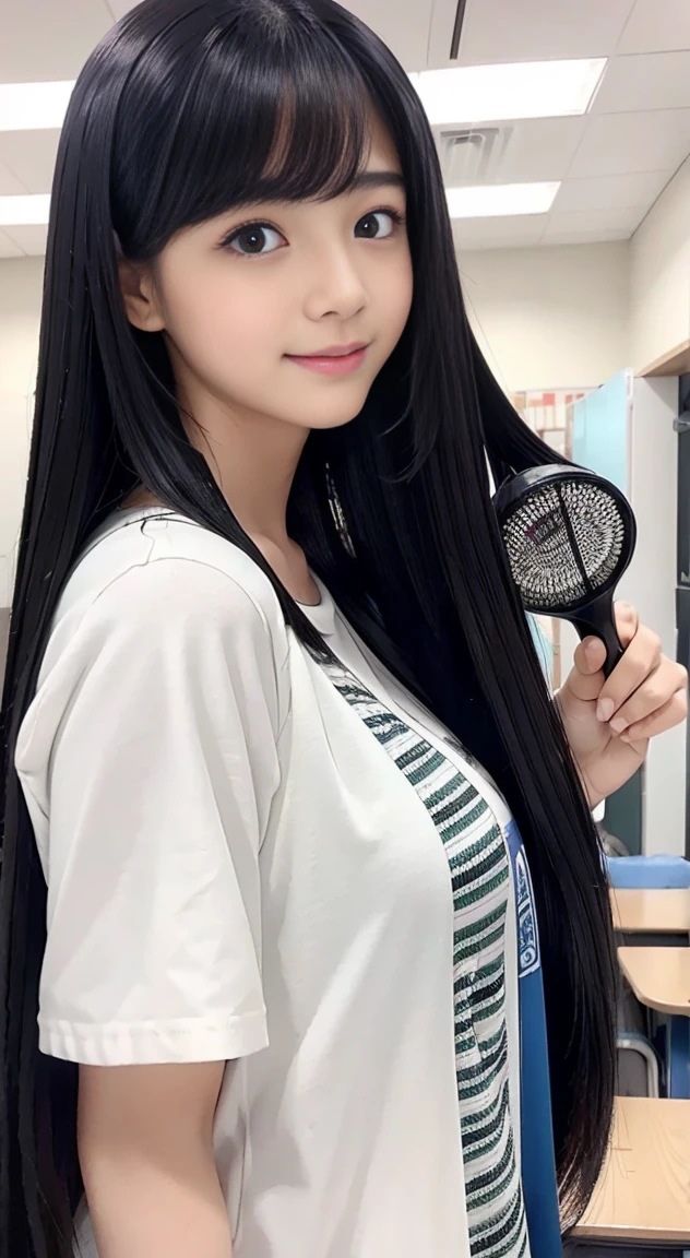 1 beautiful high school、masterpiece ,Rejoice vitamin long hair smoothing shampoo,long, Black hair spreads like a fan., , Rejoice vitamin long hair smoothing shampoo,
