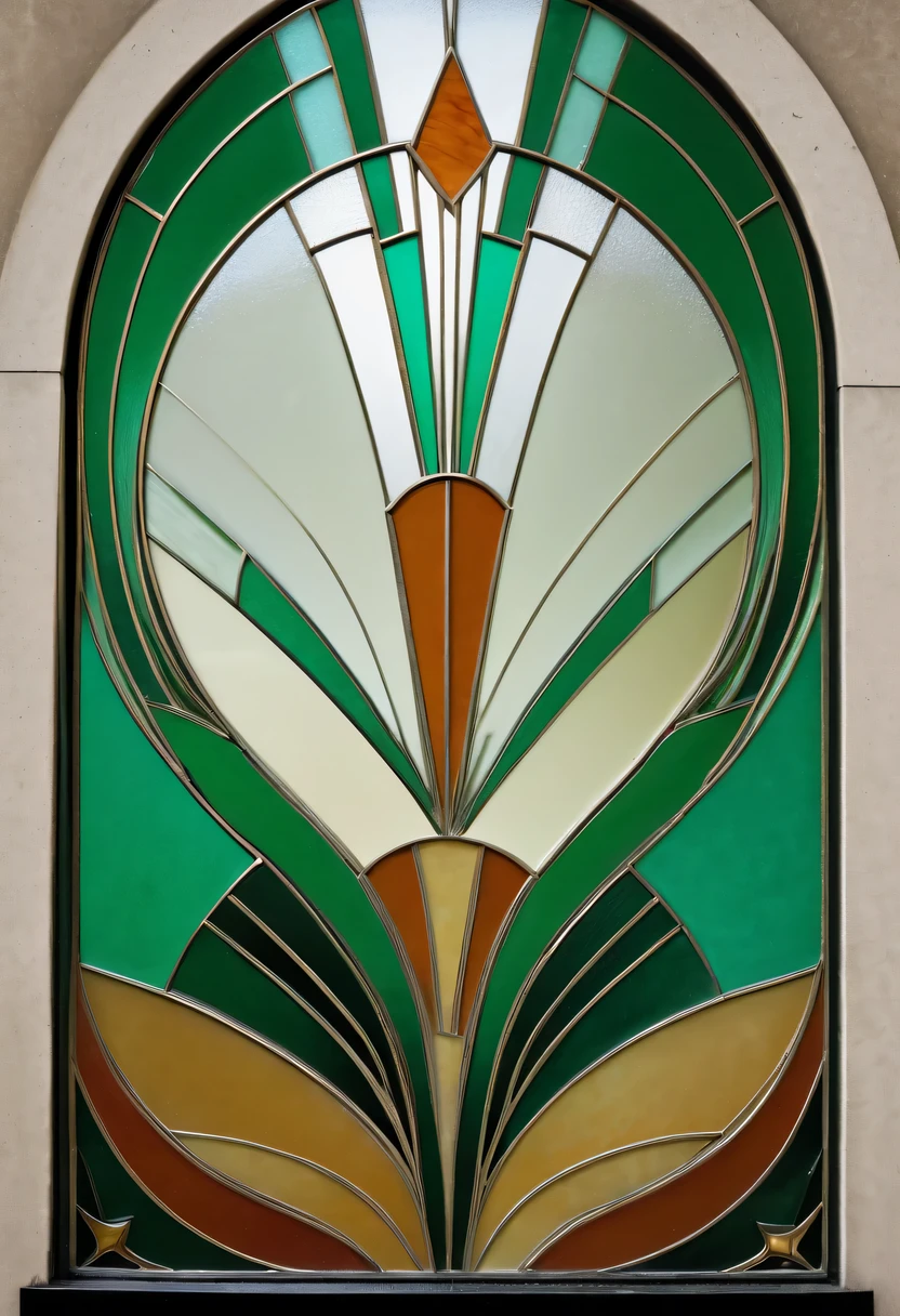 art deco design，Glass