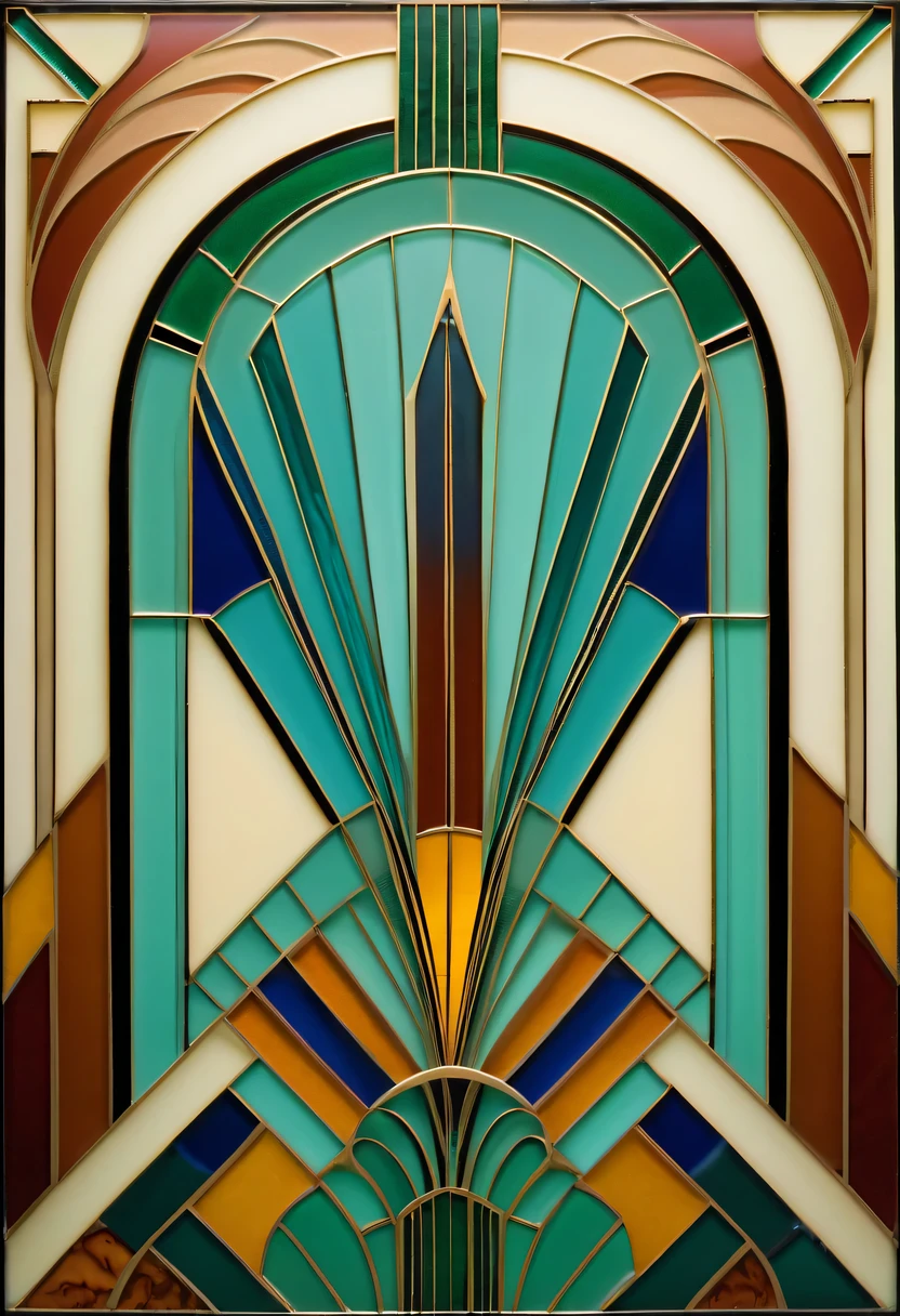 art deco design，Glass