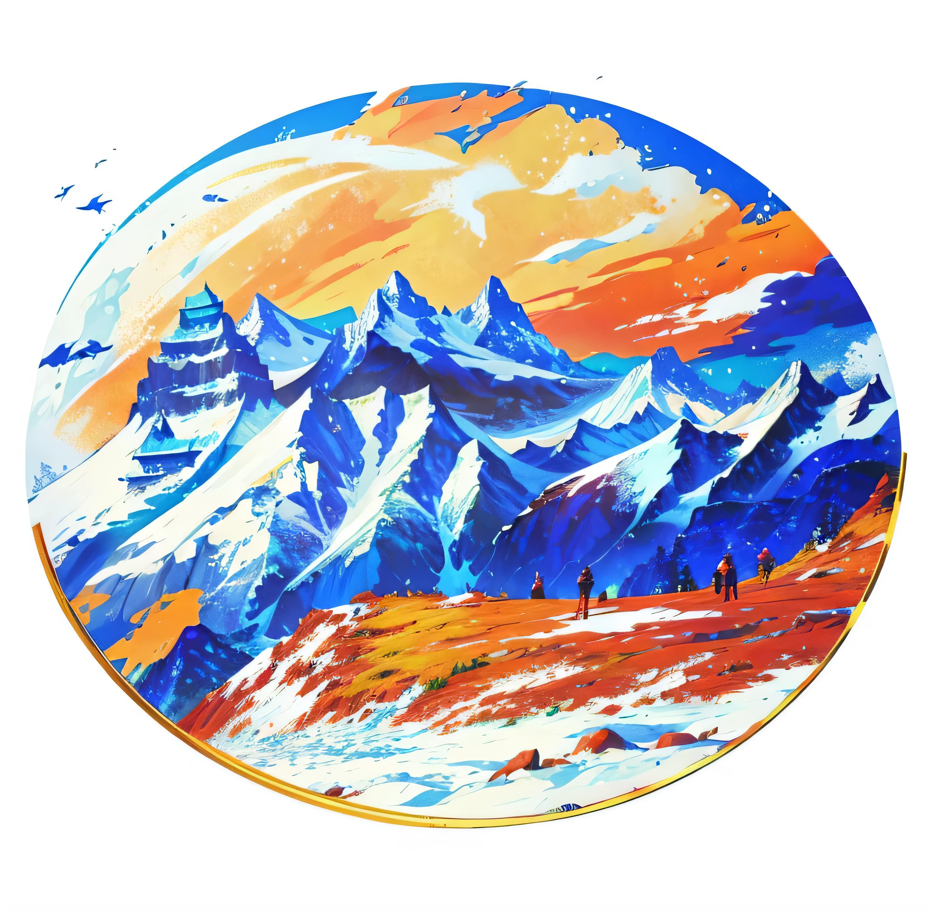 snow mountain