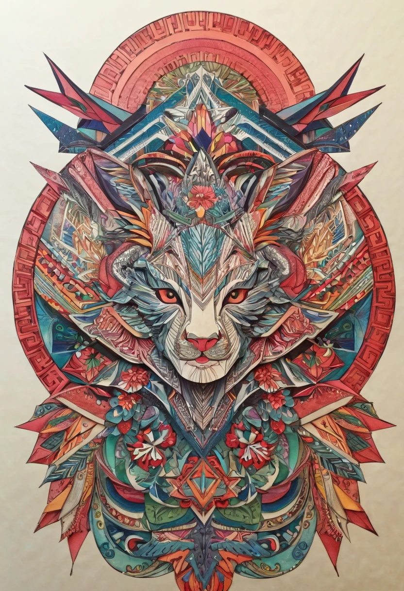 Chinese art deco, year 2040, zentagle, origami, cinematic.....by my self....lol....