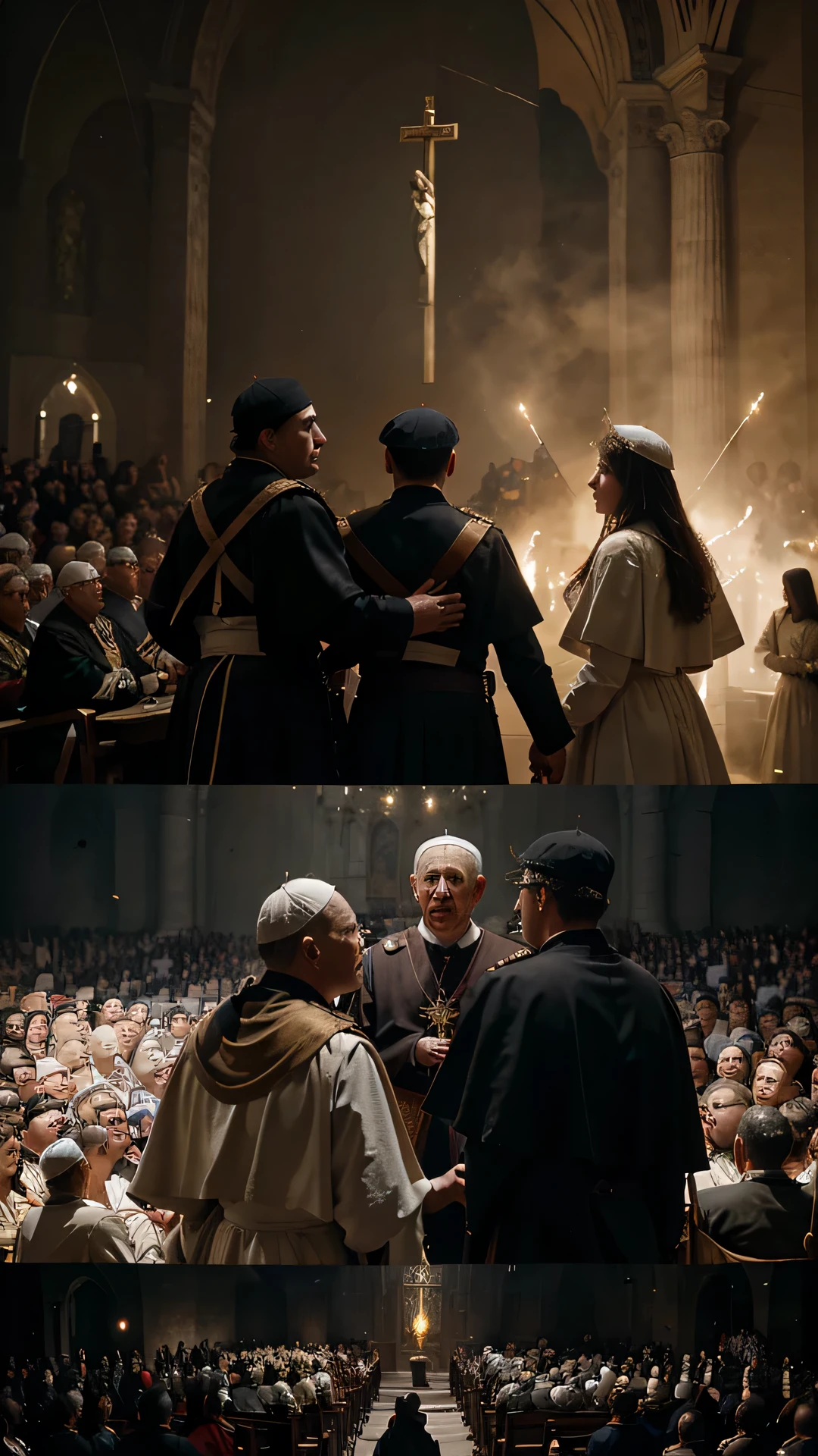 tem muita gente na rua com muita gente vestida, Culto ao Papa, Directed by: Artur Tarnowski, historicamente preciso, slav epic, Directed by: Jan Kupecky, inspirado em Francesco Hayez, Directed by: Giuseppe Avanzi, inspirado em Antonio Ciseri, Directed by: Alfredo Volpi, rome backdrop, Directed by: Giuseppe Camuncoli, inspirado em Vittore Carpaccio